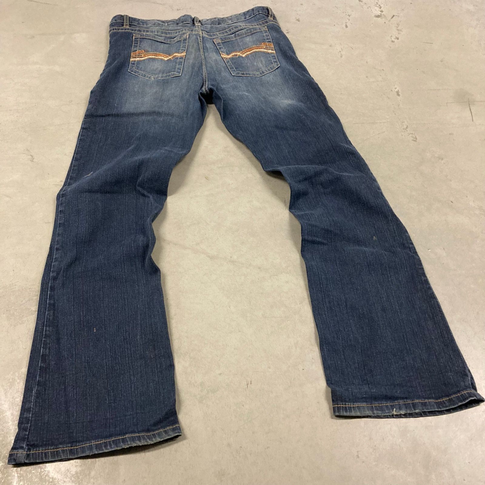 Vintage × rue21 Y2K rue 21 low rise bootcut Jeans 33x32 Size US 33 - 2 Thumbnail