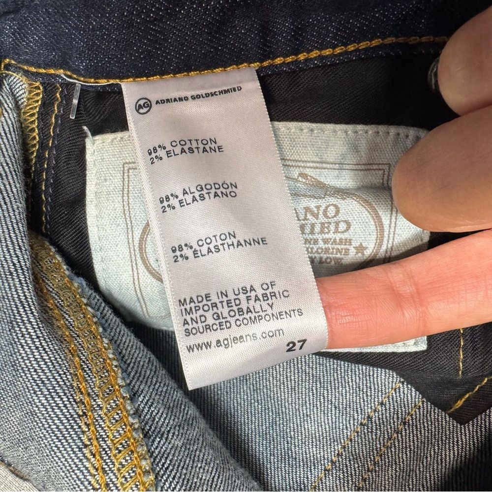AG Adriano Goldschmied AG Adriano Goldschmied Bootcut Dark Blue Jeans Size 27 Size 27" / US 4 / IT 40 - 7 Thumbnail