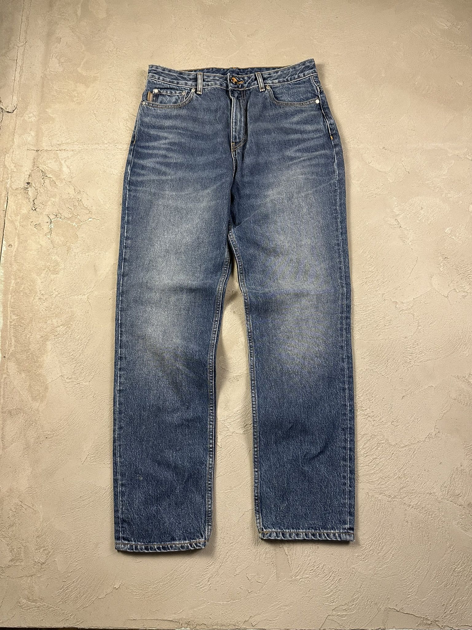 Other Ganni Oversized Denim Faded Pants Size US 31 - 1 Thumbnail