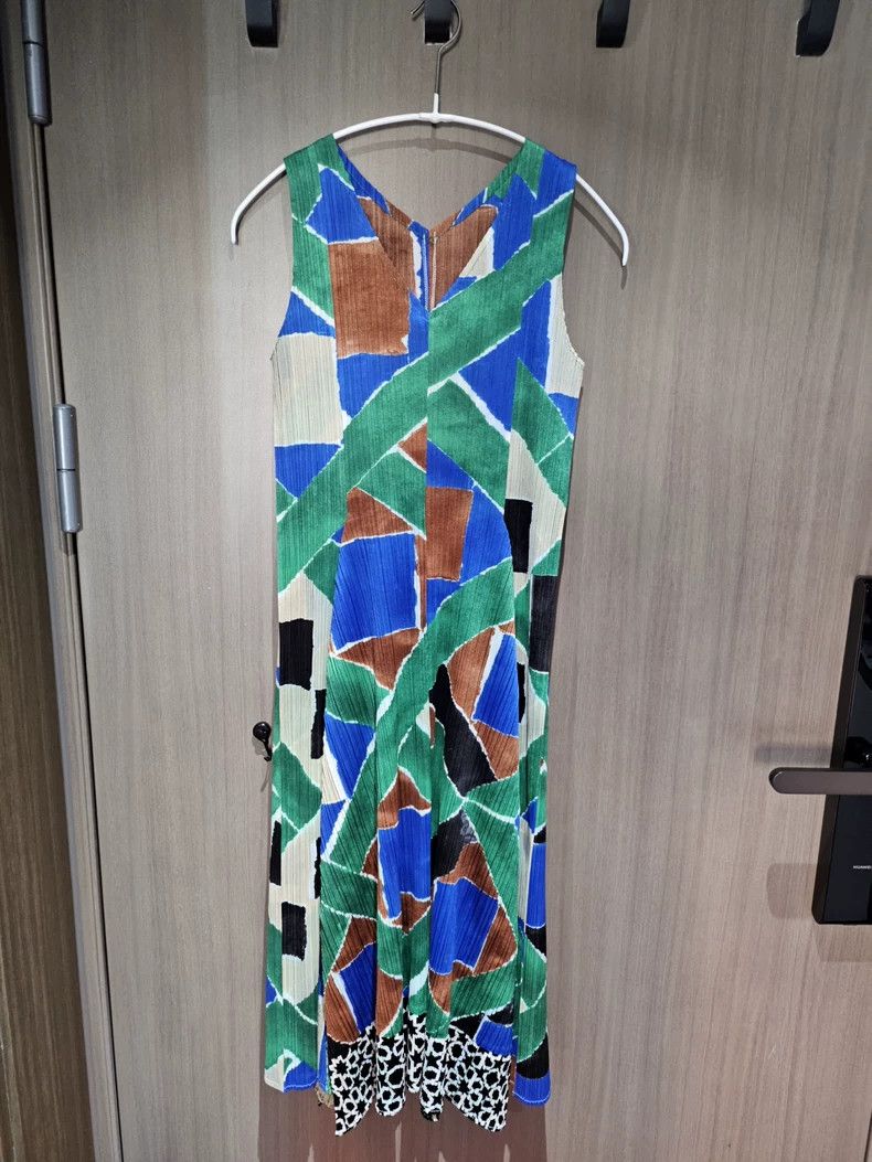 Issey Miyake Issey Miyake Color block dress Size M / US 6-8 / IT 42-44 - 1 Thumbnail