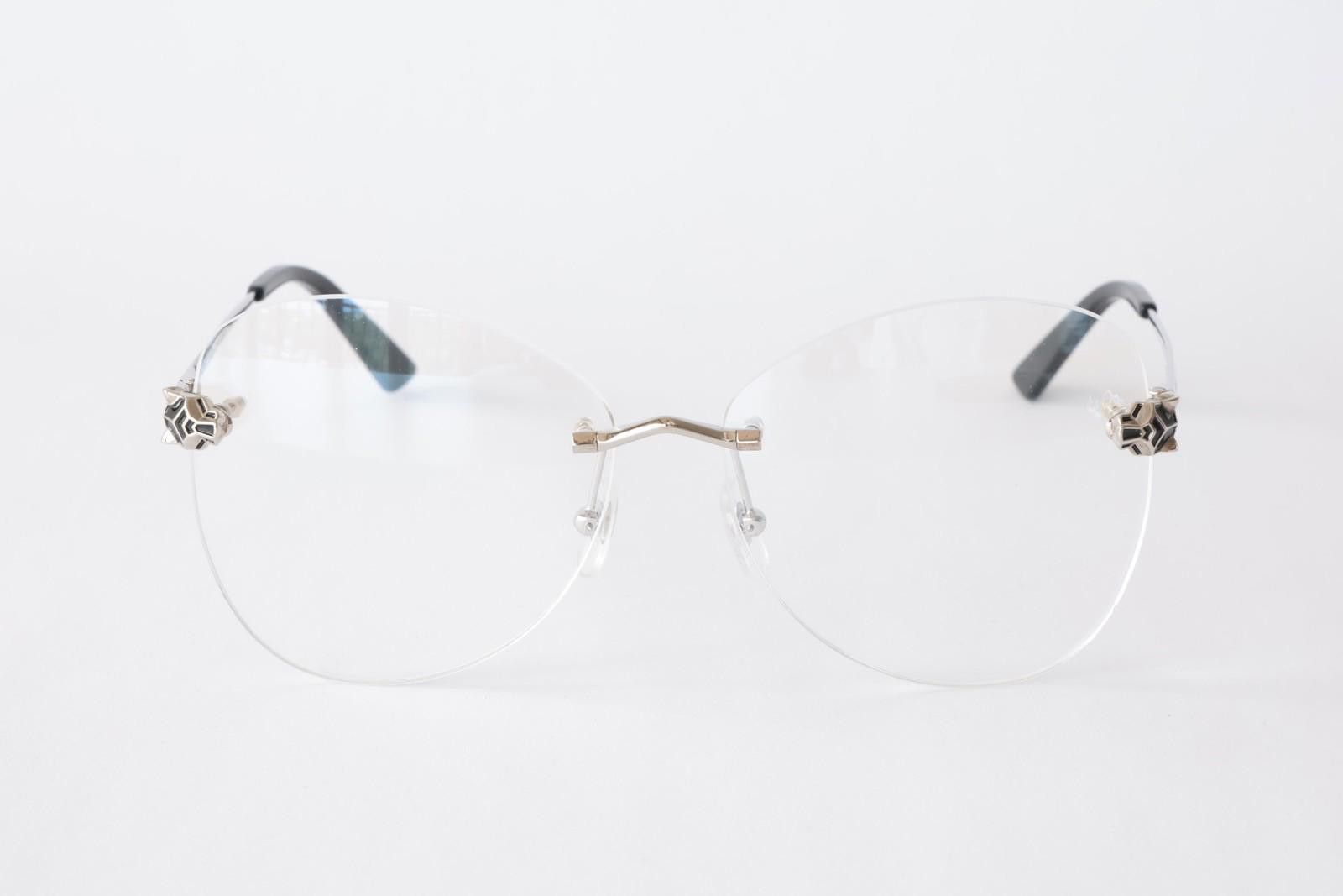 Cartier New Cartier eyewear optical eyeglasses CT0418O 002 silver Size ONE SIZE - 1 Thumbnail