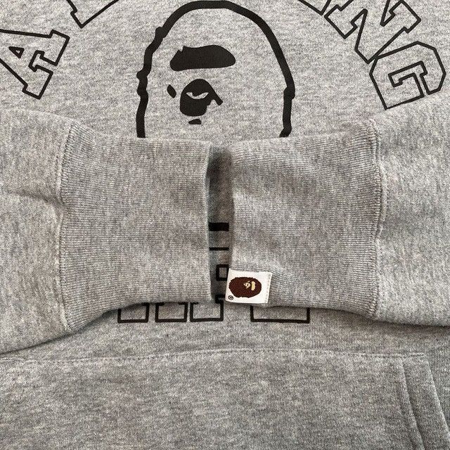 Bape BAPE College logo pullover hoodie a bathing ape Size US M / EU 48-50 / 2 - 5 Thumbnail