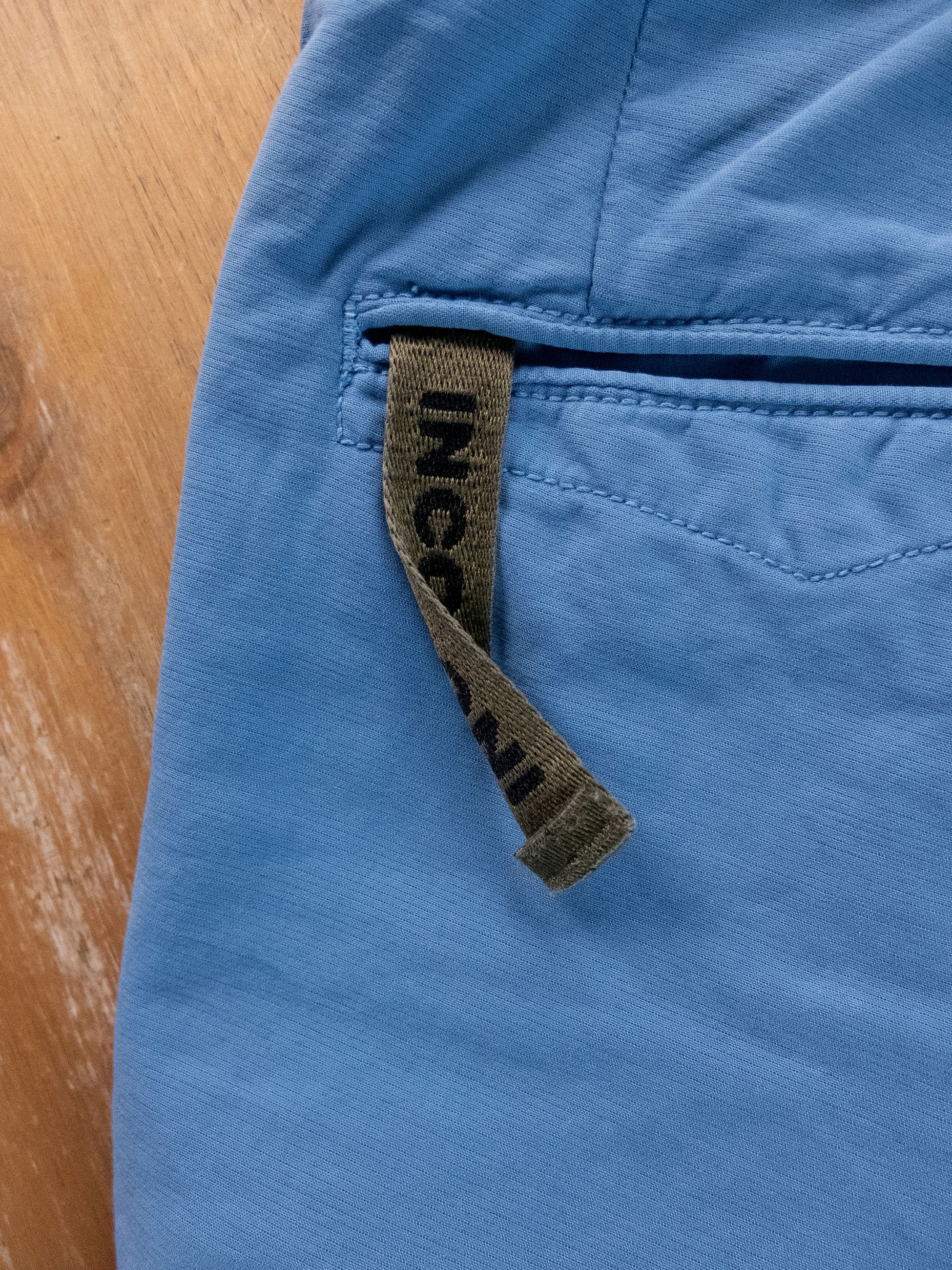 Incotex INCOTEX Slacks blue slim flat front cotton chino pants 32 Size US 32 / EU 48 - 11 Thumbnail