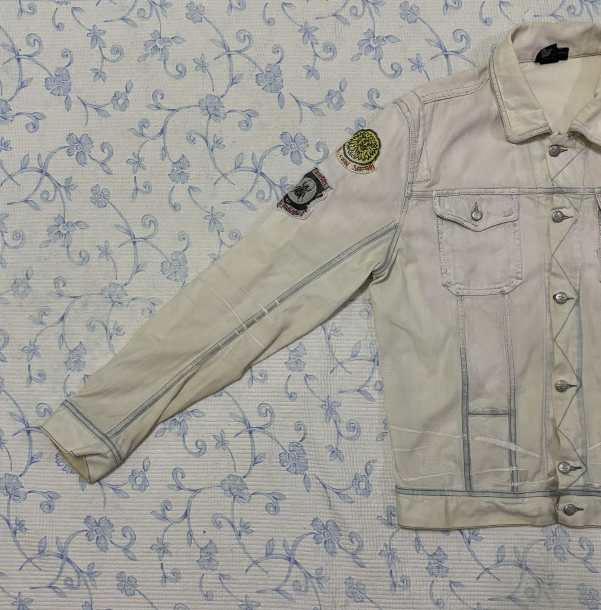 Diesel Diesel White Denim Type 3 Design Size US L / EU 52-54 / 3 - 2 Thumbnail