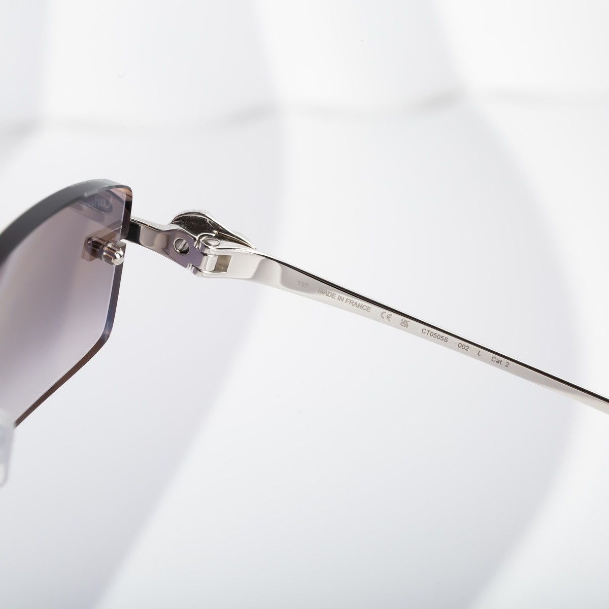 Cartier CARTIER CT0505S 002 SUNGLASSES Size ONE SIZE - 4 Thumbnail