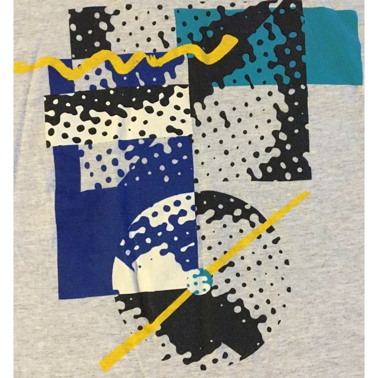 Vintage Vtg 90s Faded Abstract Art Shirt L USA Beach Surf Skate Grunge Vaporwave OP 80s Size US L / EU 52-54 / 3 - 3 Thumbnail