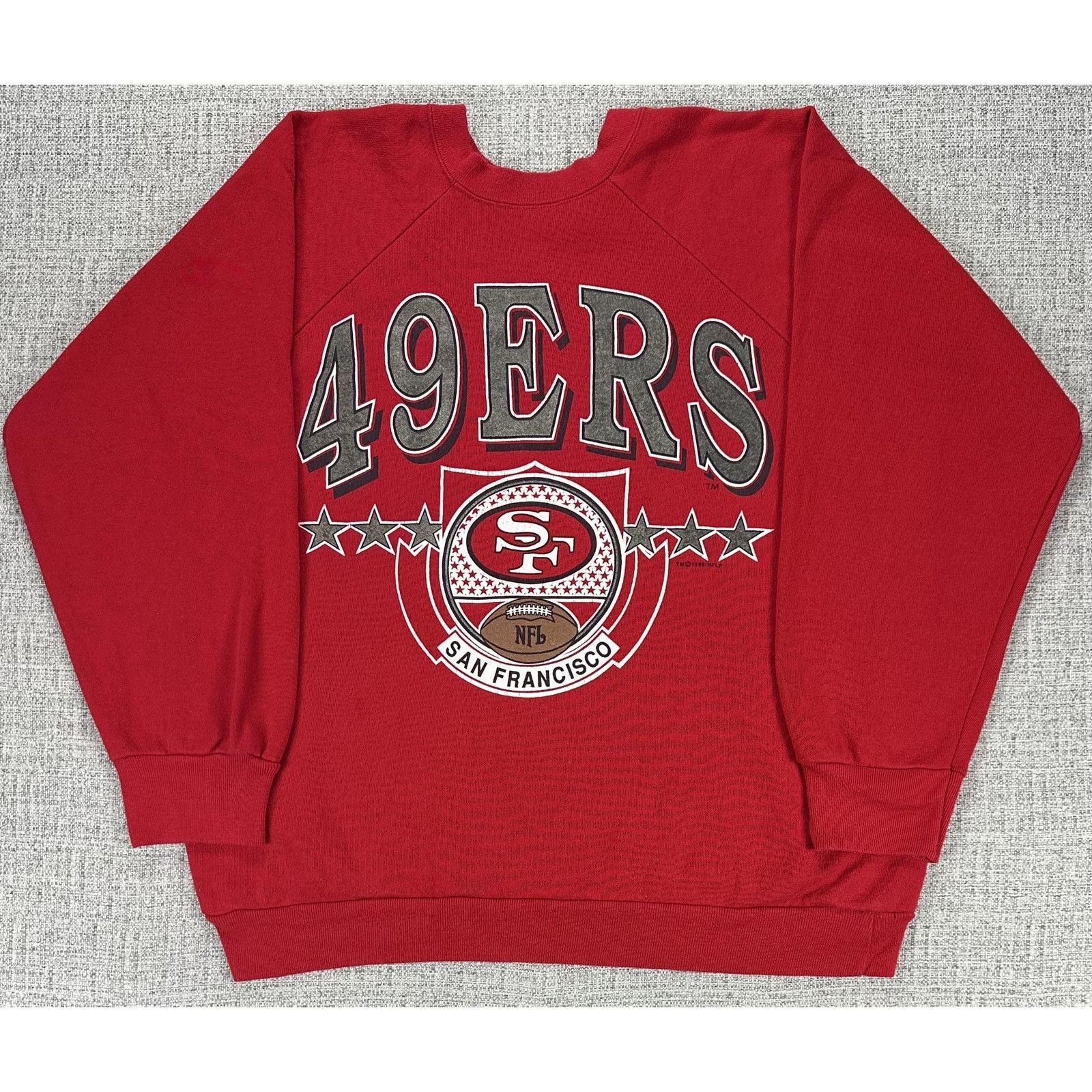 Signal Sport Vintage San Francisco 49ers Sweatshirt XL Signal 1990 USA Size US XL / EU 56 / 4 - 1 Thumbnail