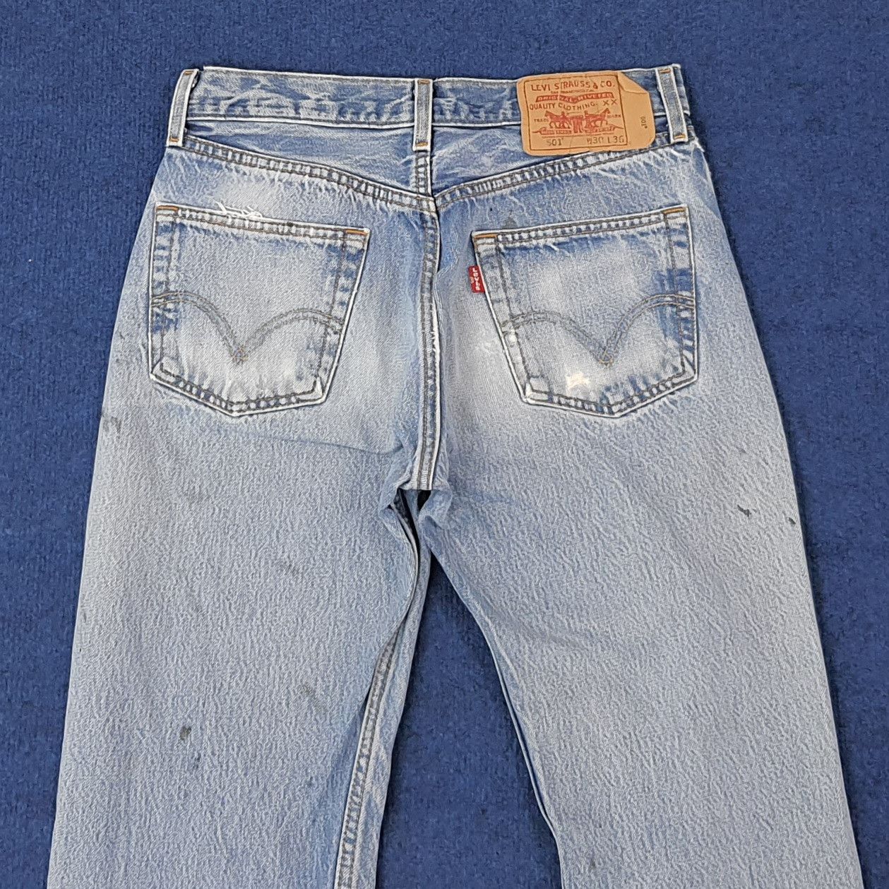 Levi's Vintage Levi's 501 Distressed with Paint Jeans C252N10 Size US 28 / EU 44 - 4 Thumbnail