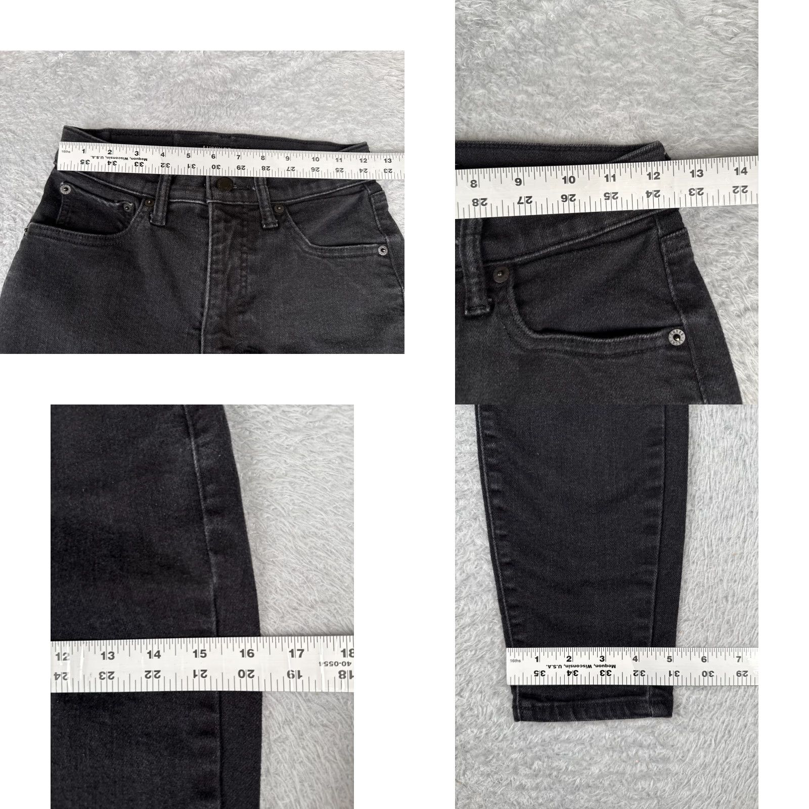 Lucky Brand Lucky Brand Jeans Women 4 Black Denim Bridgette Skinny Cotton Blend High 25x25 Women Size 27" / US 4 / IT 40 - 9 Thumbnail