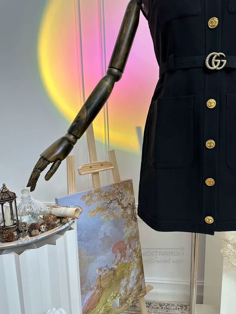 Gucci Gucci Double G wool silk blended vest dress Size XS / US 0-2 / IT 36-38 - 4 Thumbnail