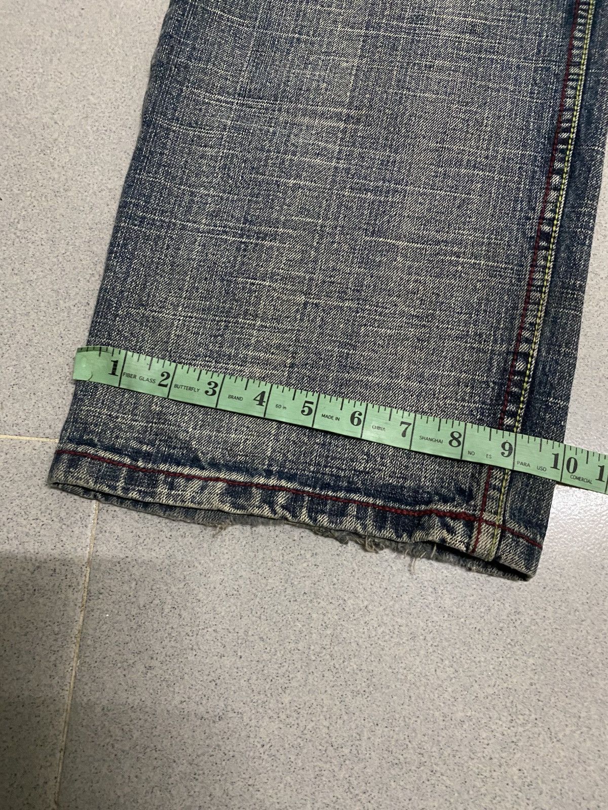 Japanese Brand × Vintage Vintage Miskeen Wideleg Denim Jeans Size US 38 / EU 54 - 11 Thumbnail