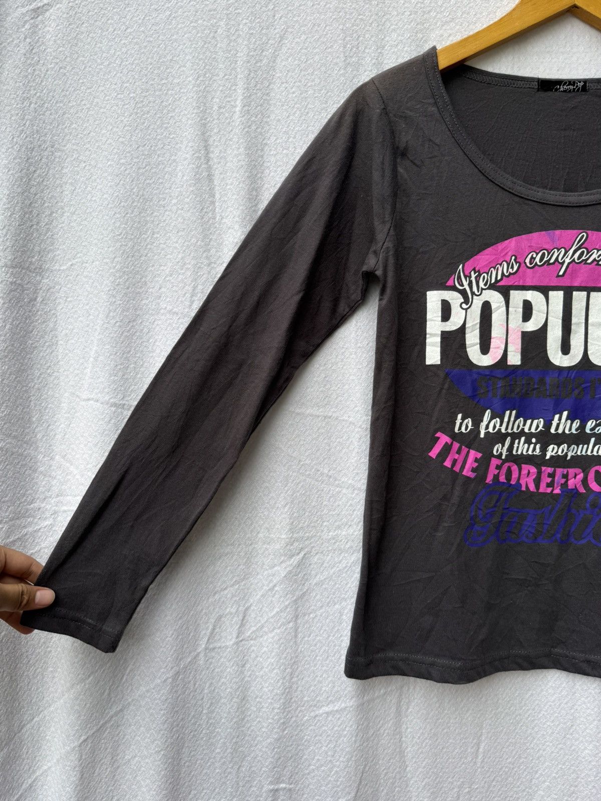 Japanese Brand Cherry pop poem longsleeve Size US XS / EU 42 / 0 - 4 Thumbnail