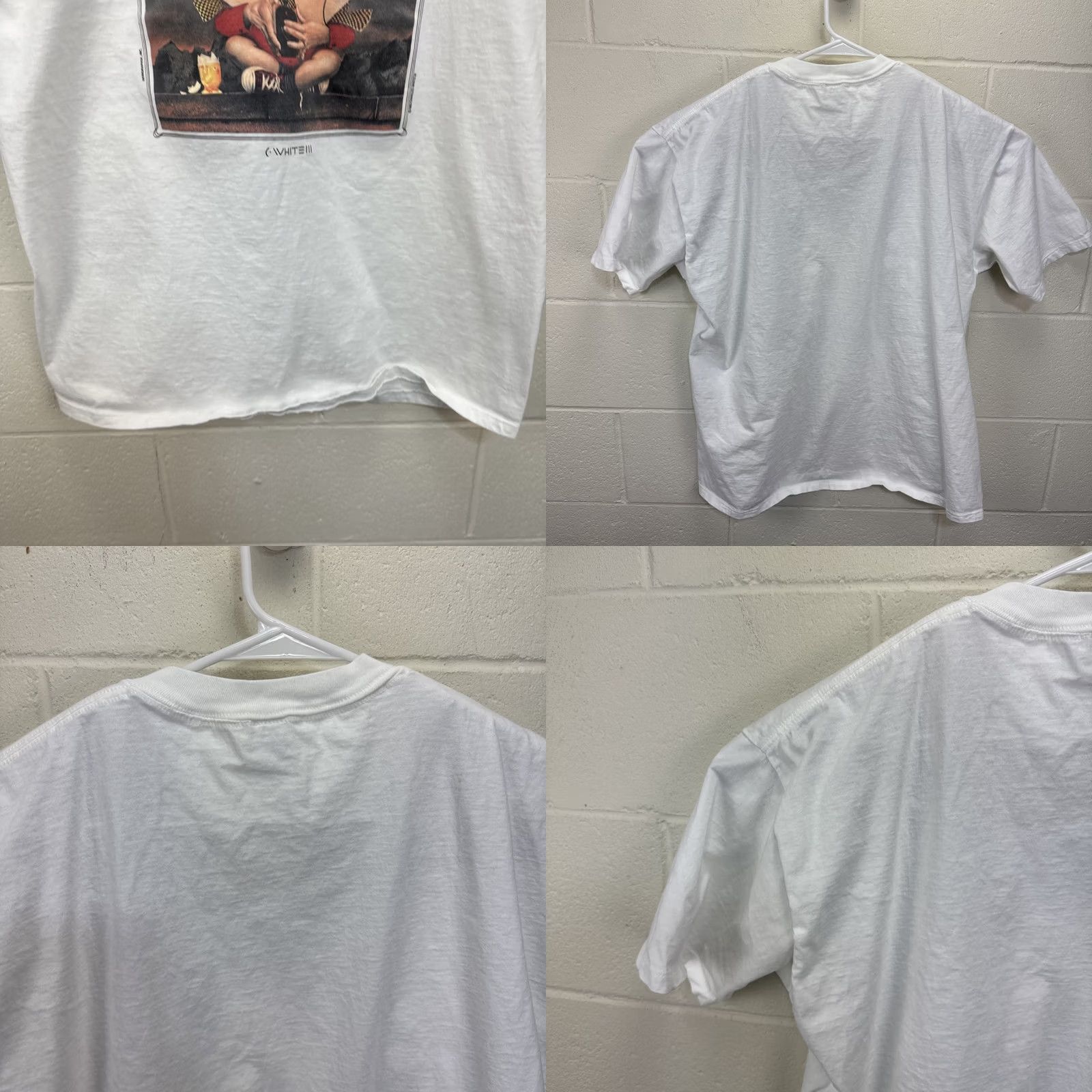 Vintage VINTAGE Serigraphia Inc T-Shirt Art Humpty Dumpty White XL Crew Neck Short Sleeve 90s Grunge Hip Hop Hipster Art Cartoon Classic Unisex Adults Size US XL / EU 56 / 4 - 9 Thumbnail