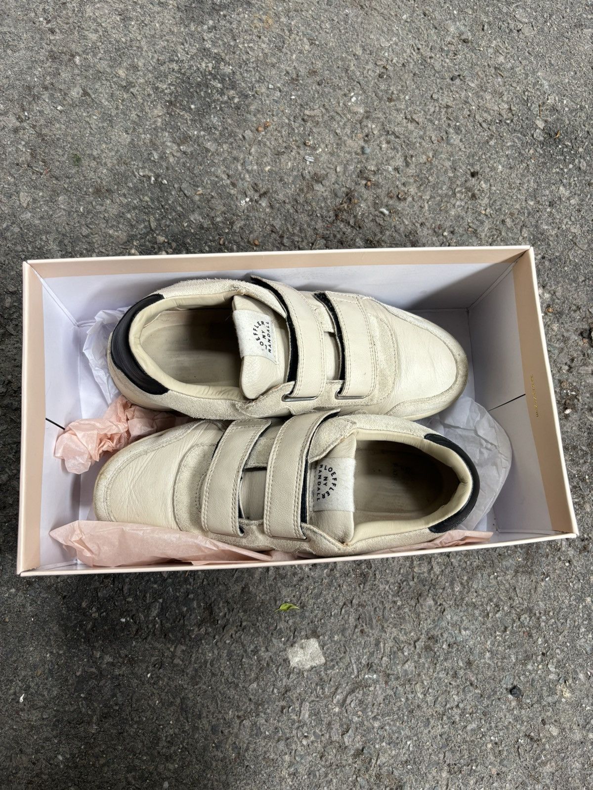 Loeffler Randall Loeffler Randall Cameron Sneaker Cream/Sand/Black Size US 8 / IT 38 - 6 Thumbnail