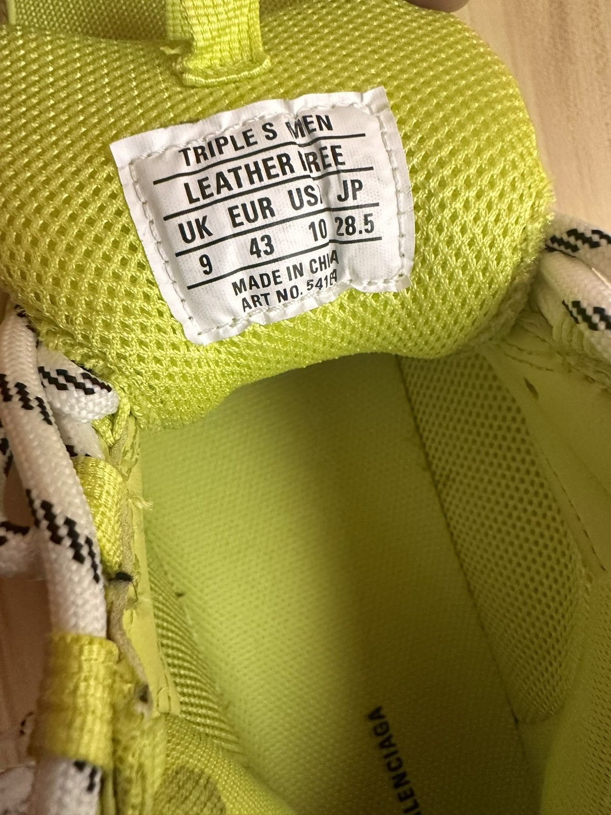 Balenciaga Balenciaga Triple S Clear Sole - Fluo Size US 10 / EU 43 - 7 Thumbnail