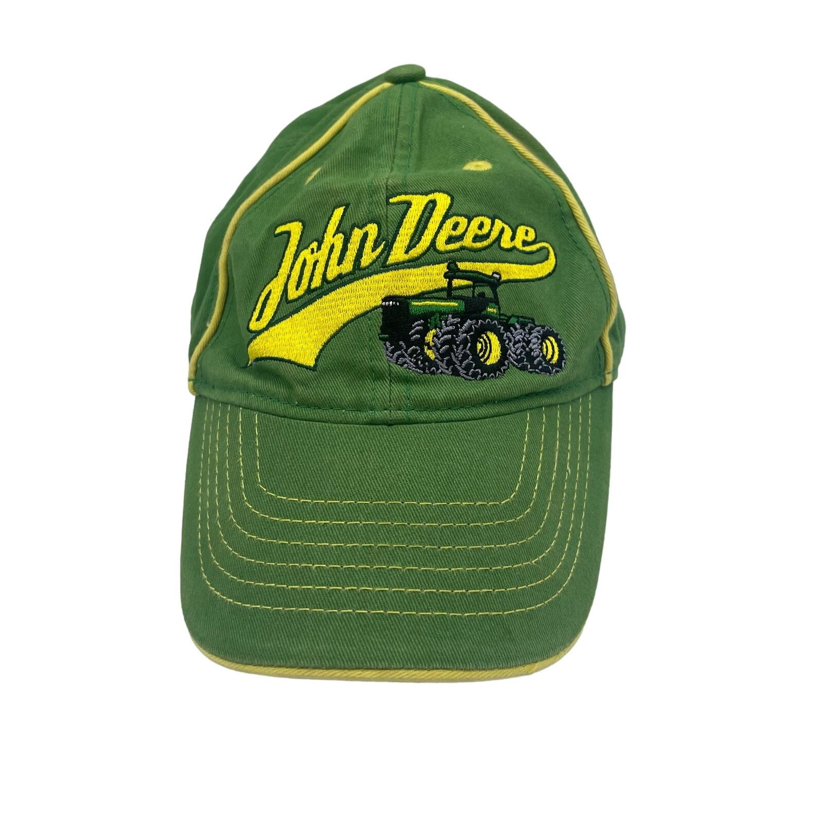 John Deere John Deere Tractor Hat Canvas Green Adjustable Small Medium Size ONE SIZE - 1 Thumbnail