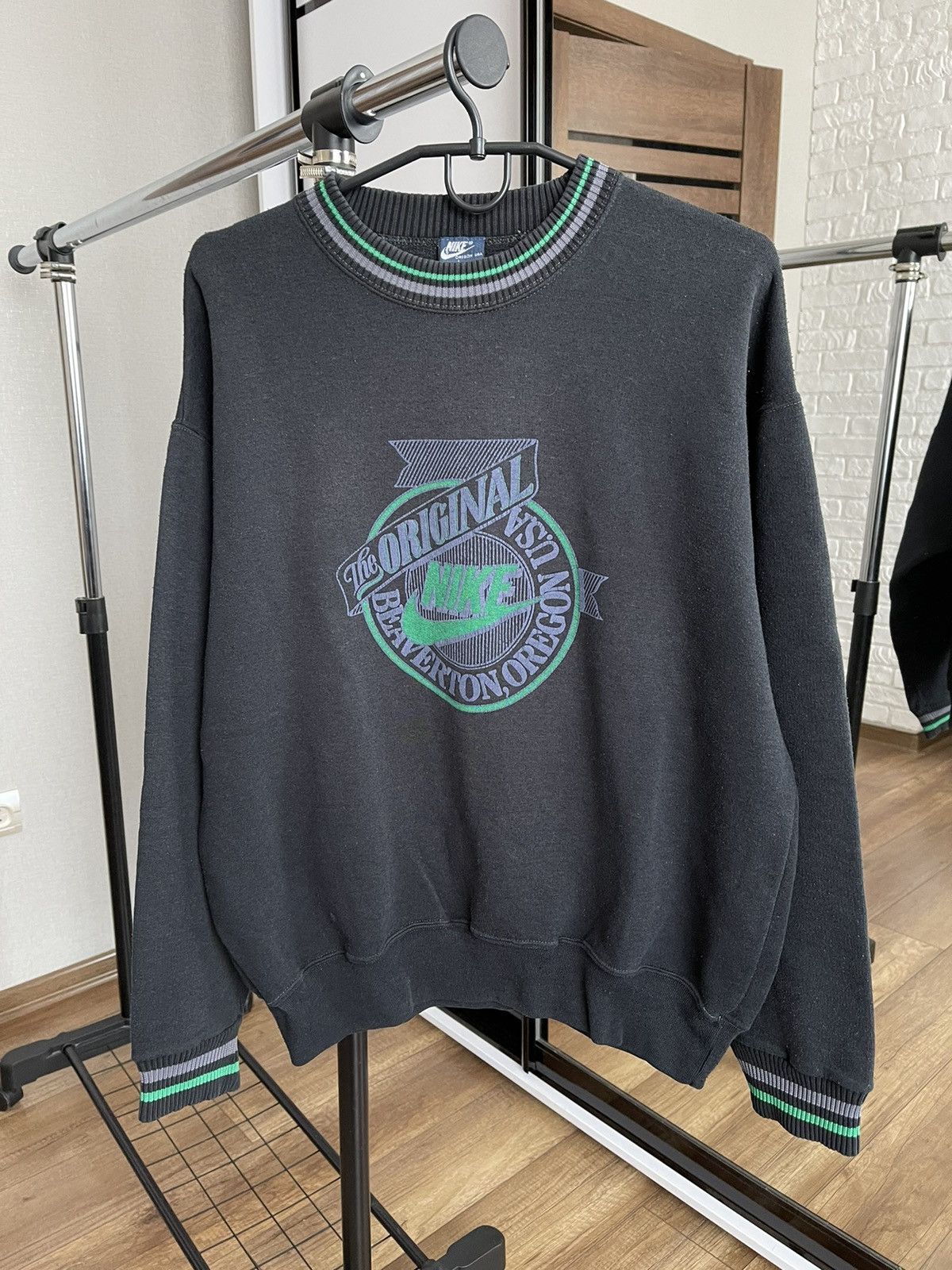 Other Nike Oregon Vintage Sweatshirt Crewneck 80s Big Logo Size US L / EU 52-54 / 3 - 2 Thumbnail