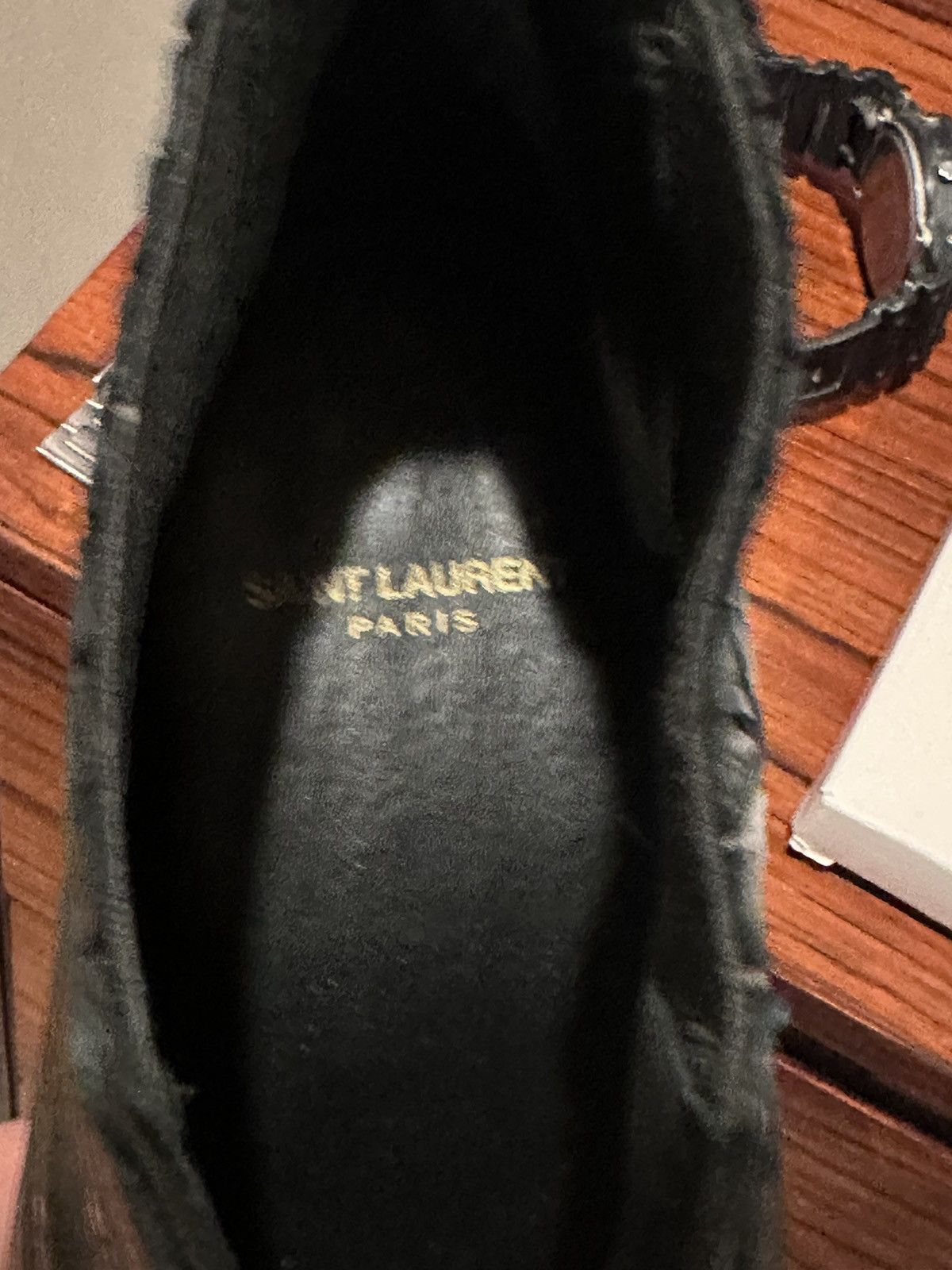 Hedi Slimane × Saint Laurent Paris SLP Black Ostrich Chelsea Boot Size US 10.5 / EU 43-44 - 11 Thumbnail