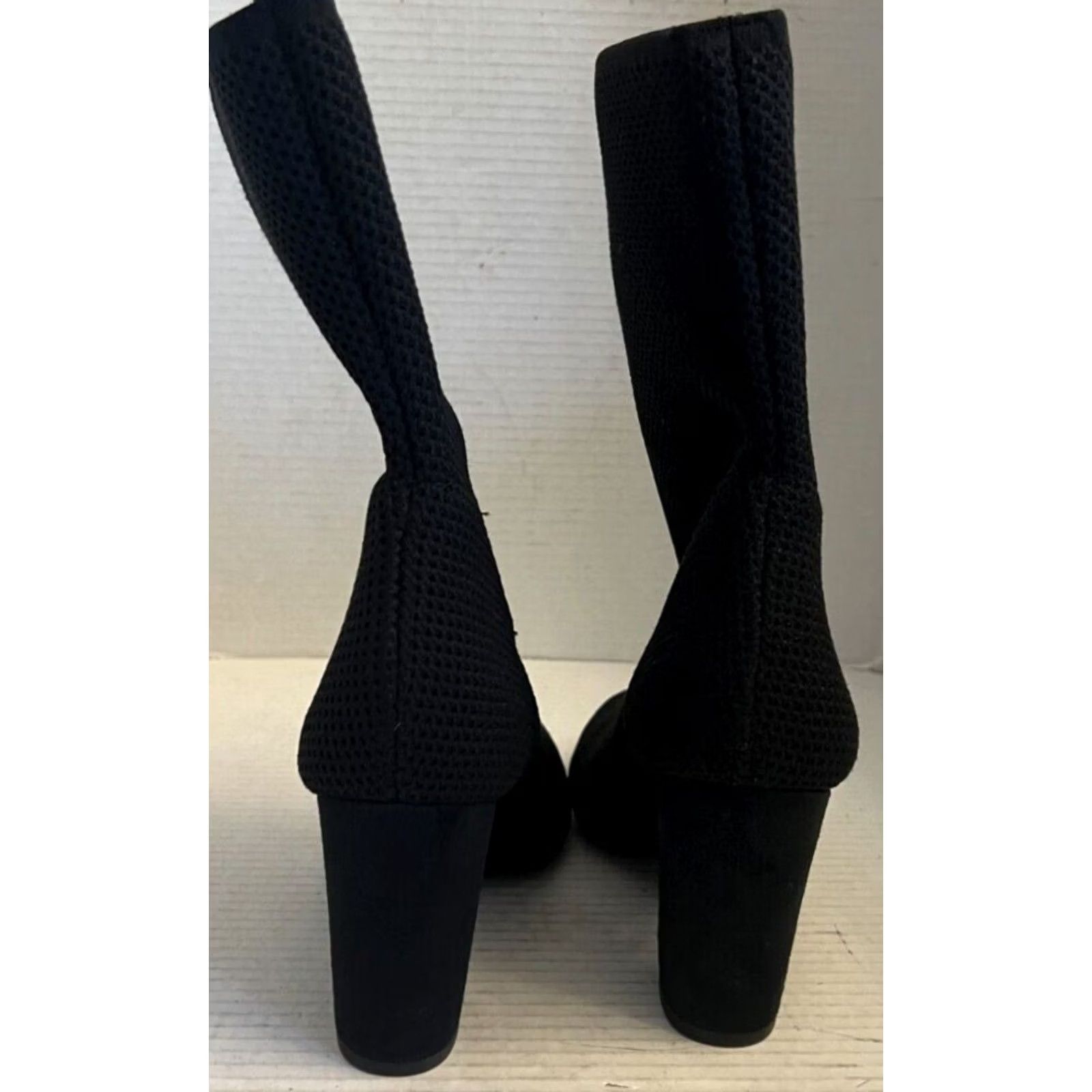 Kenneth Cole Kenneth Cole Boot Womens 9.5 40 Ankle Stretch Perforated Fabric 3.5 Block Heel Size US 10 / IT 40 - 7 Thumbnail