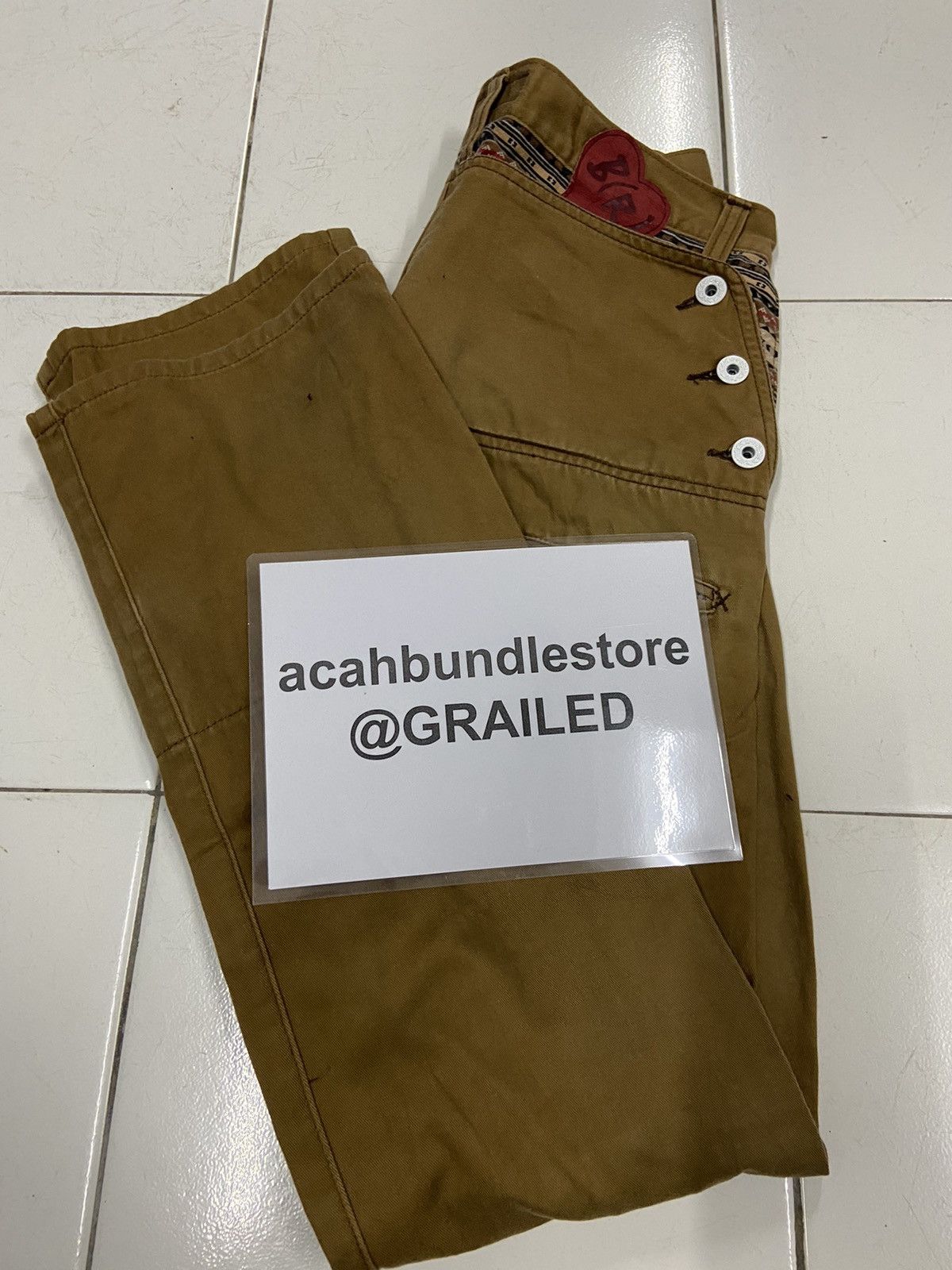 Japanese Brand BLACK (R)EVOLUTION LABEL DOUBLE WAIST STYLE RARE PANTS Size US 30 / EU 46 - 17 Thumbnail