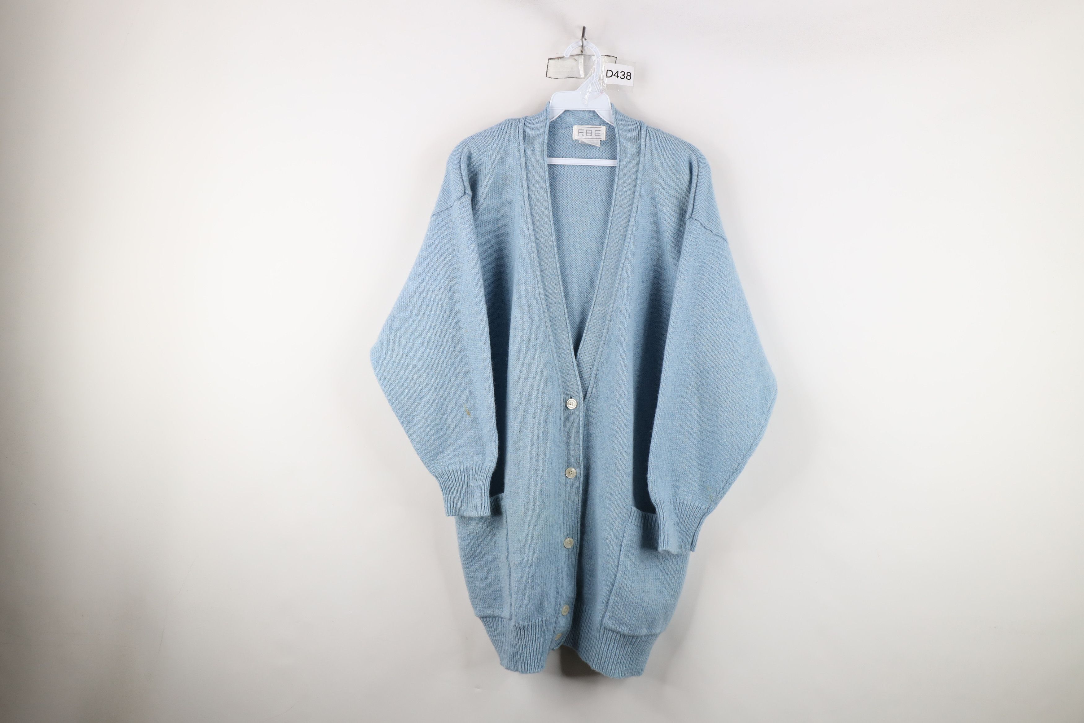 Vintage Vintage 90s Streetwear Wool Knit Baggy Cardigan Sweater Size M / US 6-8 / IT 42-44 - 1 Thumbnail