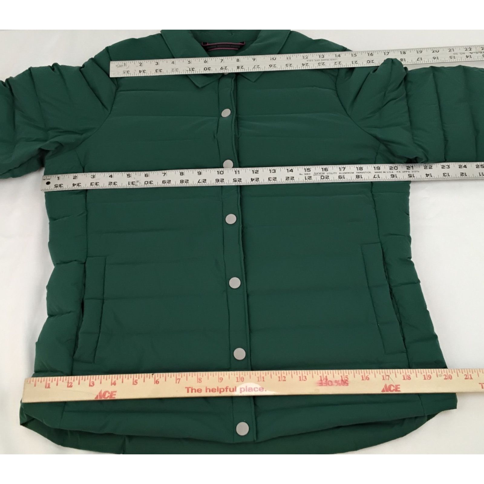 Stio Stio Down Jacket Women's M Green Collared Puffer Shacket Size M / US 6-8 / IT 42-44 - 11 Thumbnail