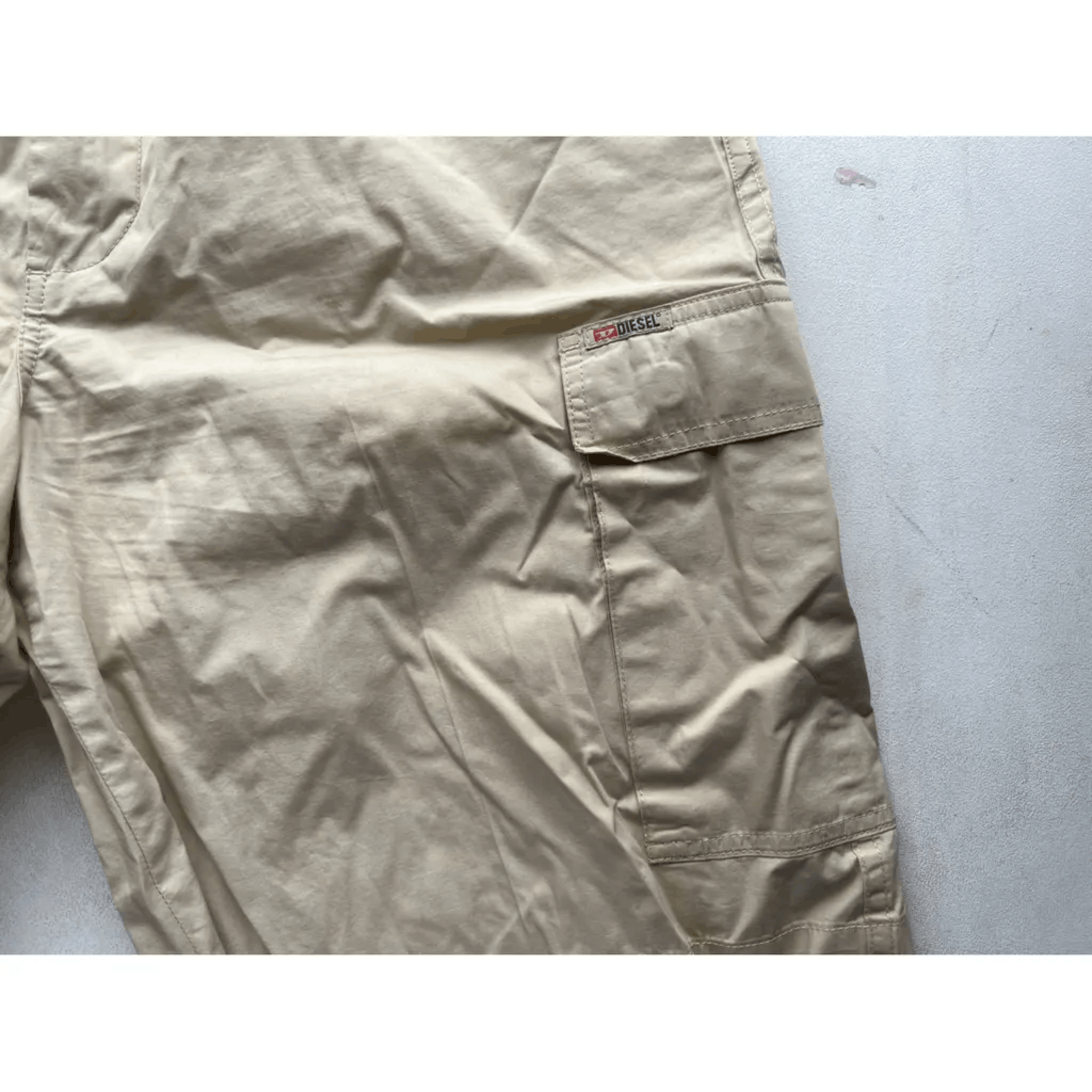 Diesel Diesel Ecru Cargo Shorts – Clean Minimal Utility Fit Size US 36 / EU 52 - 5 Thumbnail