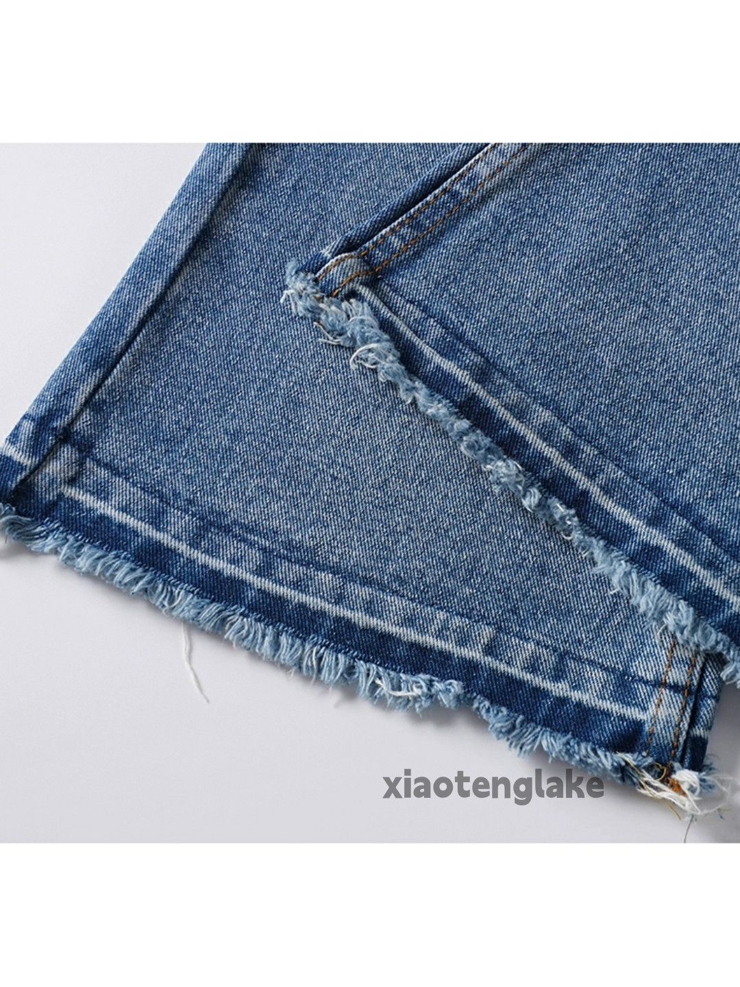 Jean × Vintage washed faded damaged ripped punk grunge flared jeans Size US 32 / EU 48 - 7 Thumbnail