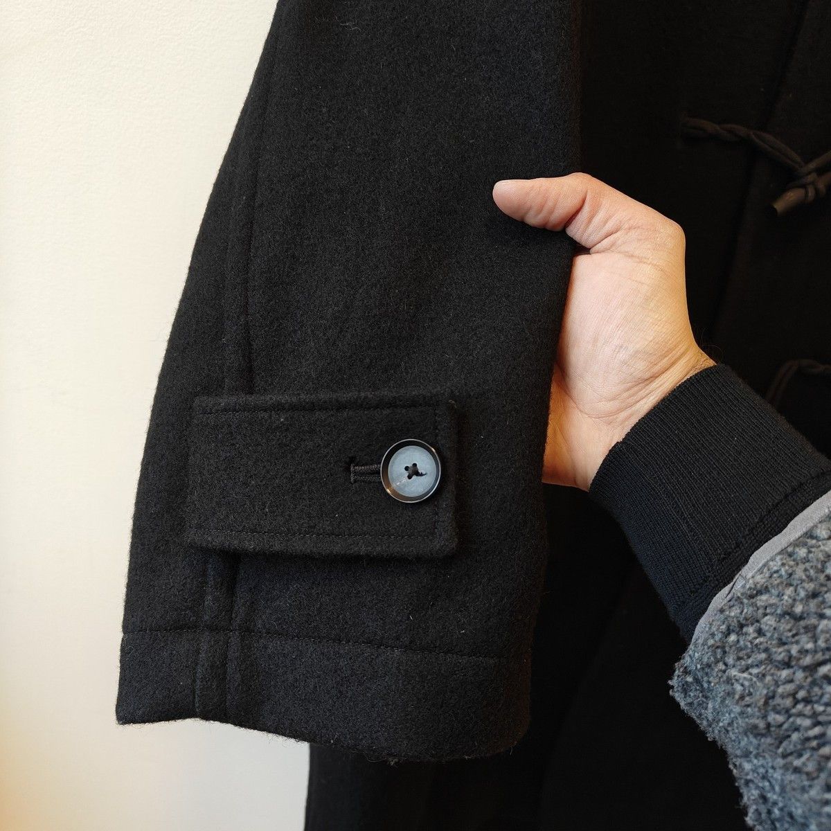 Auralee LNWOT Black Wool toggle duffle coat, Japan $1350 Size US XXL / EU 58 / 5 - 5 Thumbnail
