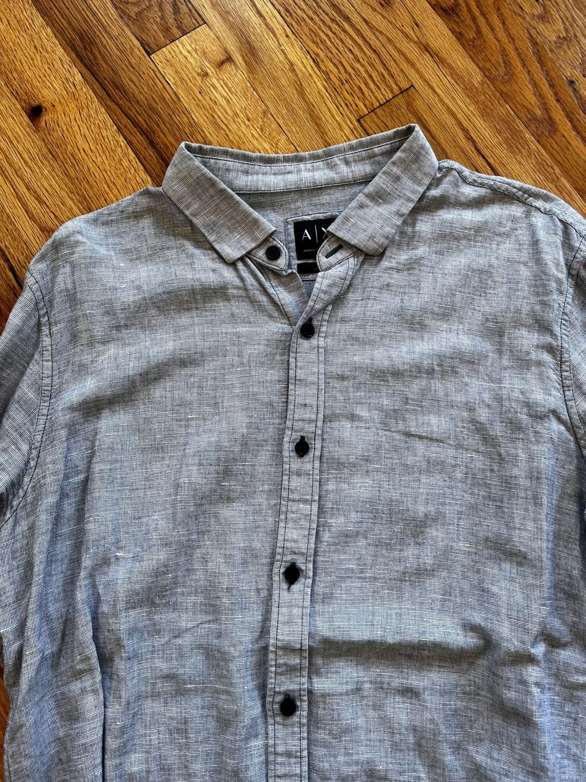 Armani Exchange Vintage Armani Exchange Button Up Size US L / EU 52-54 / 3 - 2 Thumbnail