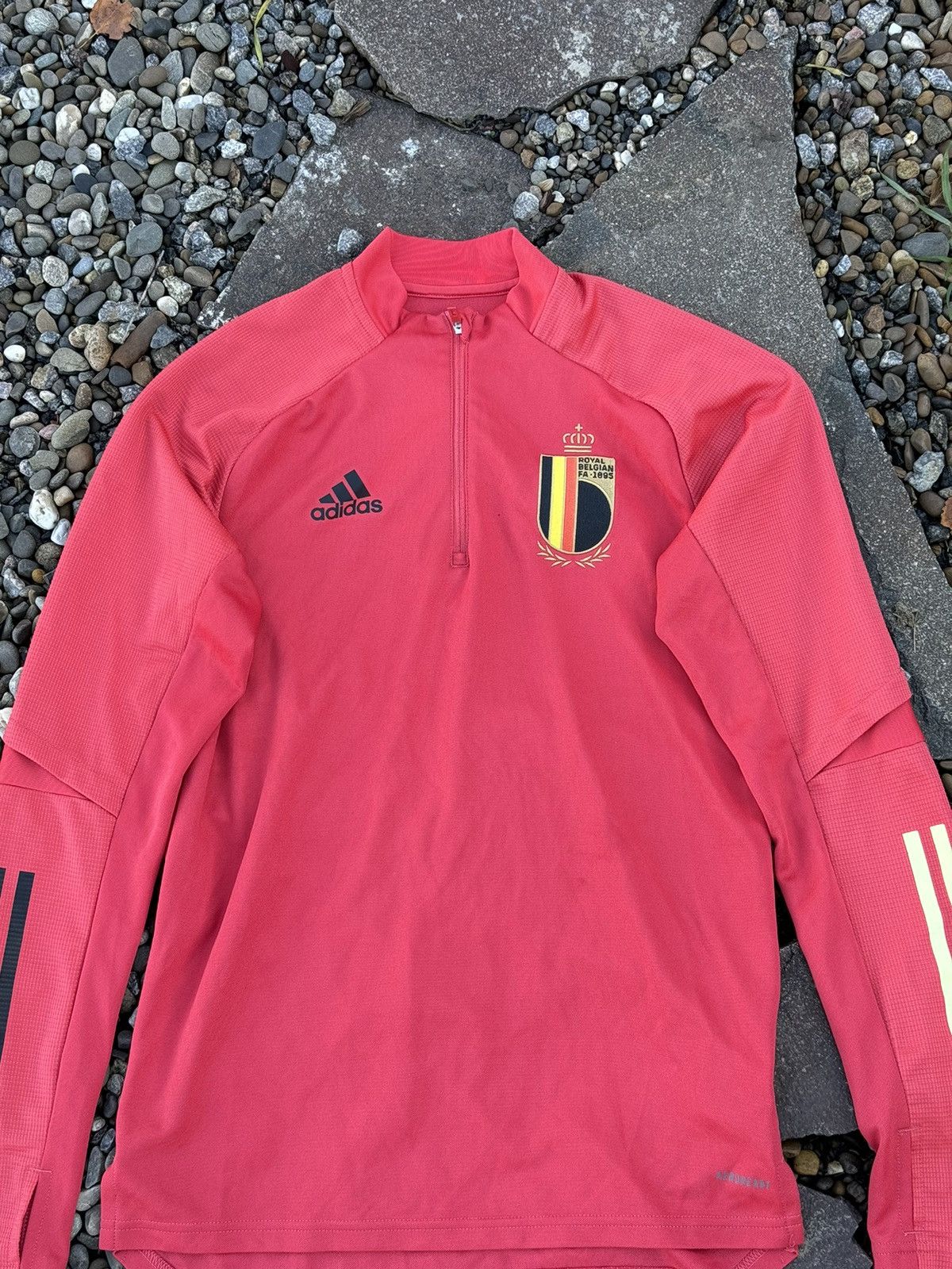 Adidas 2019 Adidas Belgium long sleeve drill jersey Size US S / EU 44-46 / 1 - 3 Thumbnail