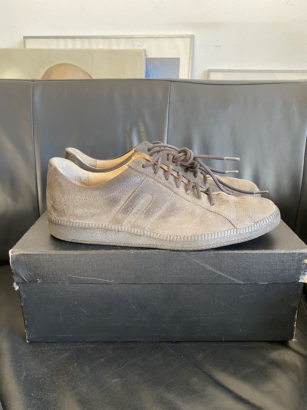 Helmut Lang Helmut Lang Leather Trainers Size US 8 / EU 41 - 4 Thumbnail