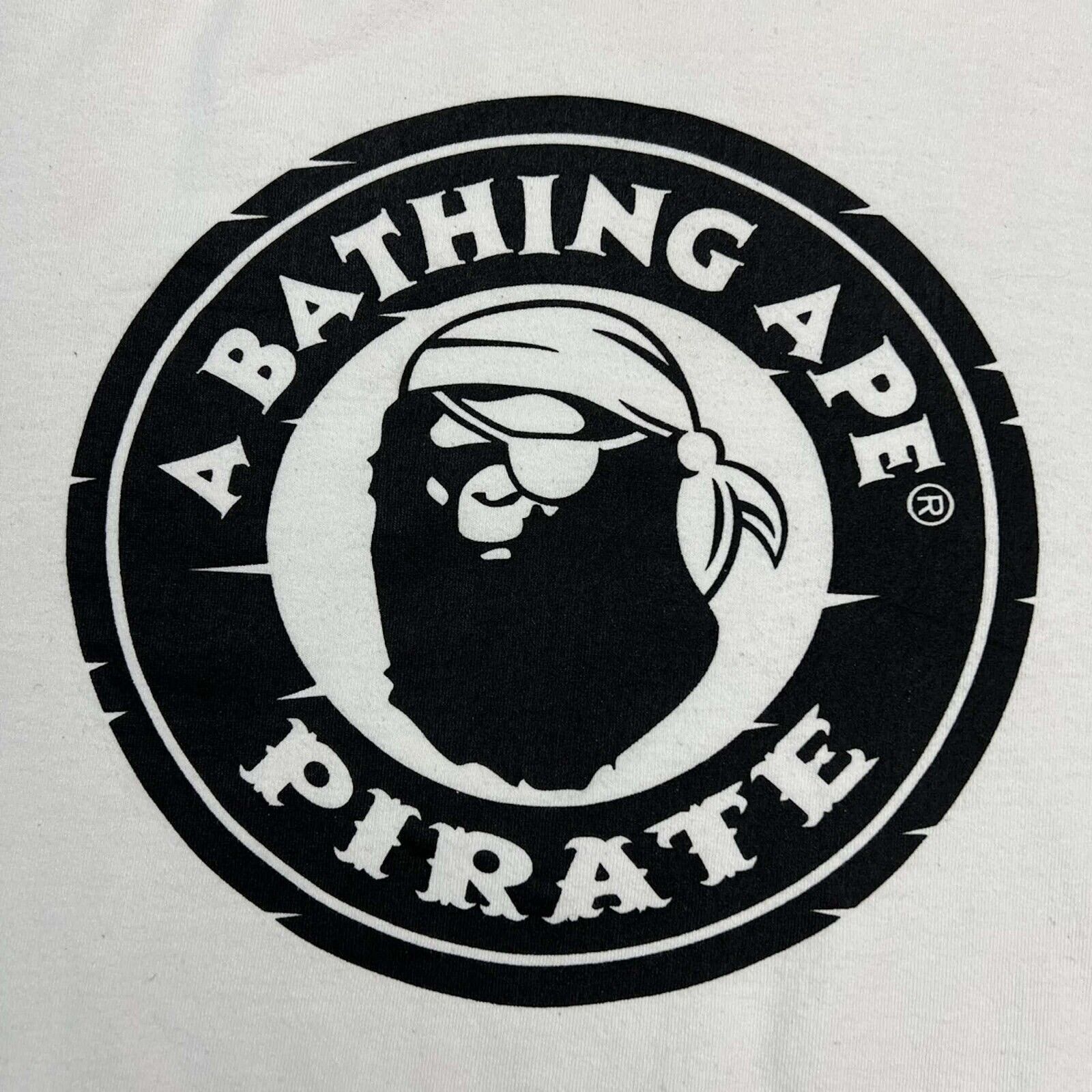Bape BAPE A Bathing Ape T Shirt XL Pirate Ape Short Sleeve Tee Size US XL / EU 56 / 4 - 2 Thumbnail