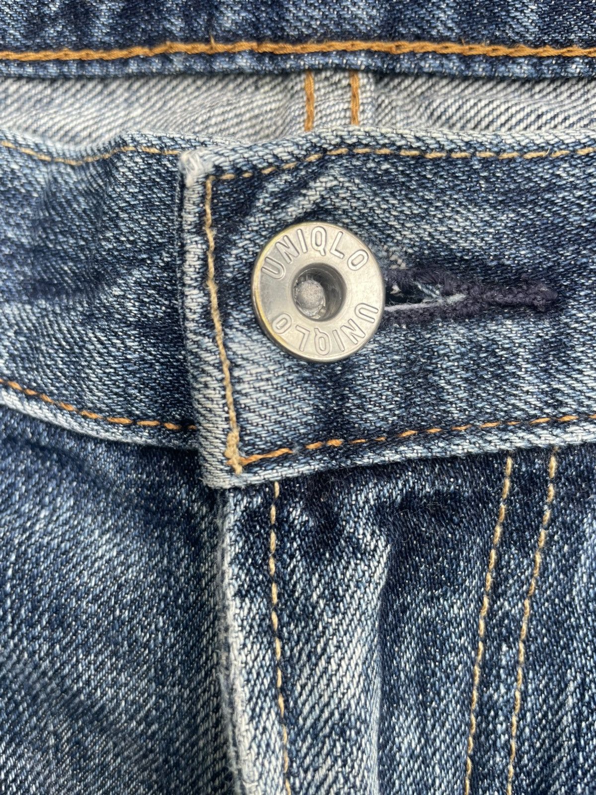 Japanese Brand × Uniqlo Uniqlo Selvedge Distresed Jeans Size US 32 / EU 48 - 20 Thumbnail