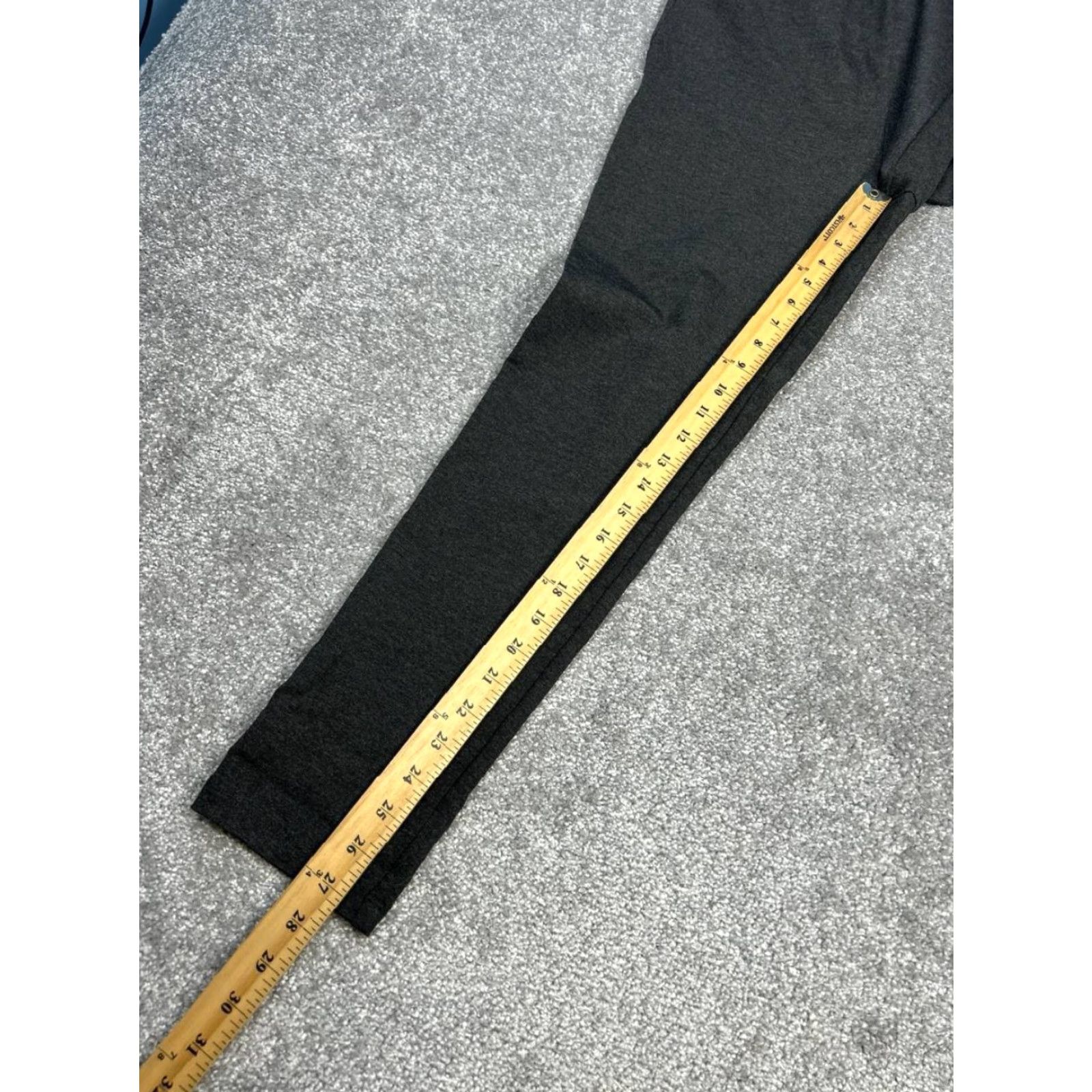 Ann Taylor Ann Taylor Legging Womens 12 Gray Stretch High Rise Seamed Ponte Side Zip New Size 34" / US 12 / IT 48 - 5 Thumbnail