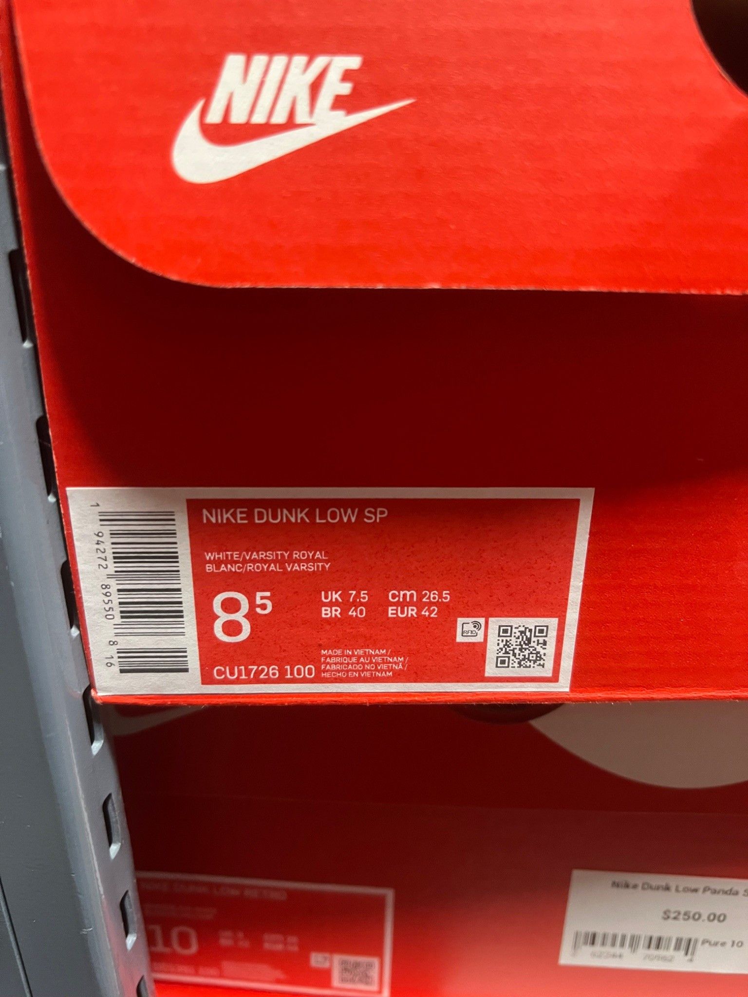Nike Nike Dunk Low SP Kentucky Size US 8.5 / EU 41-42 - 7 Thumbnail