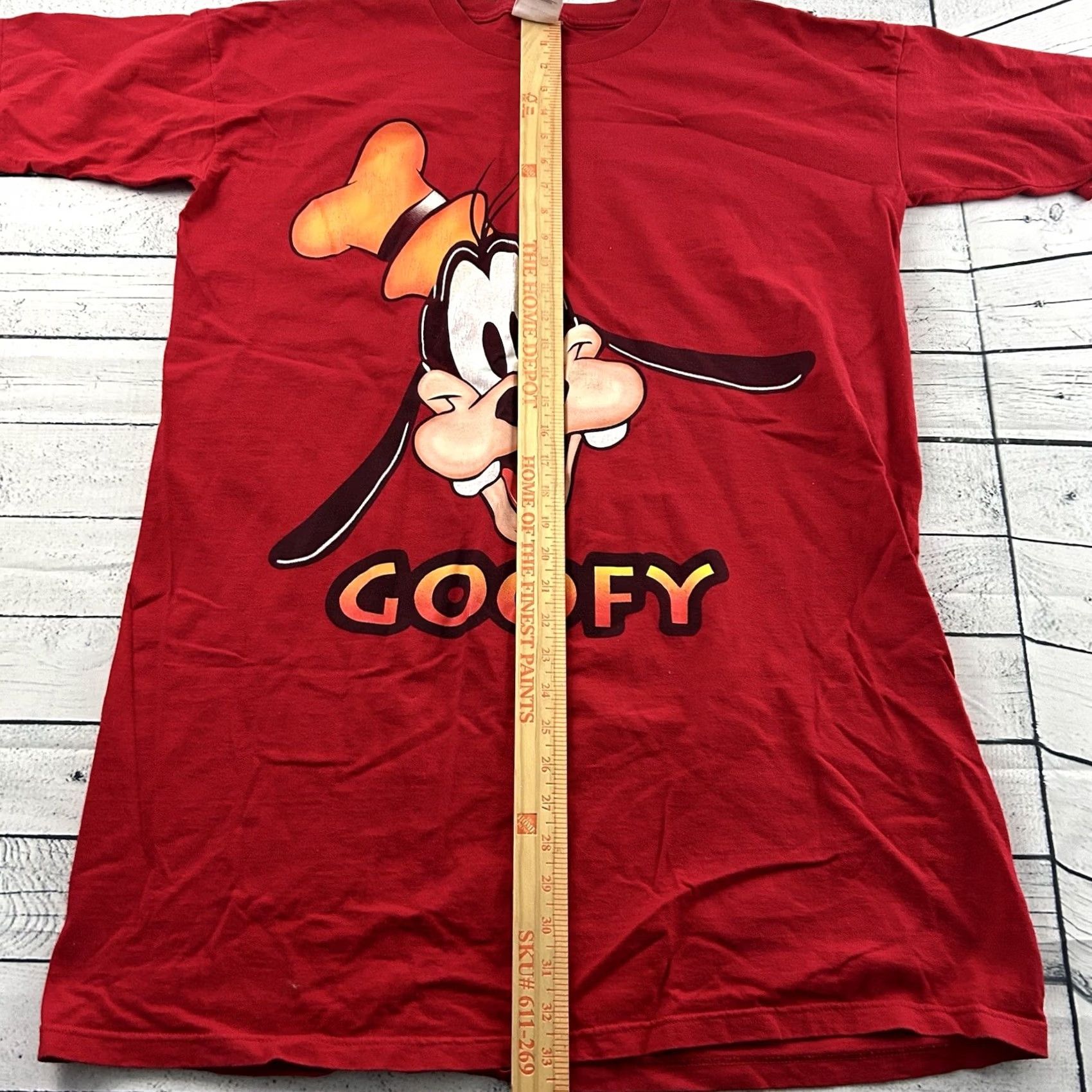 Disney VINTAGE Disney Sleepy Heads Goofy Short Sleeve T Shirt Mens One Size Red Size US M / EU 48-50 / 2 - 4 Thumbnail