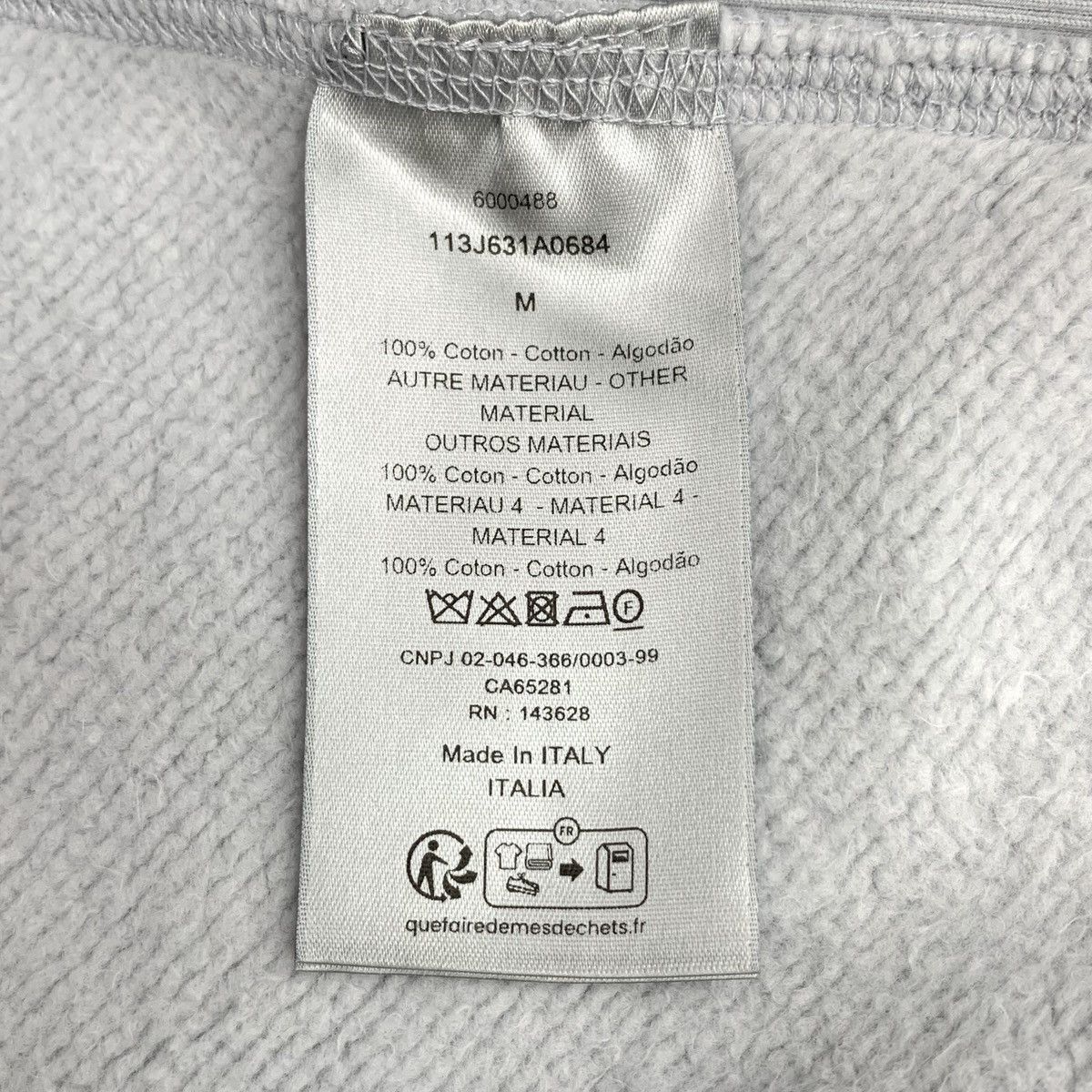 Dior Dior Light Blue Logo All-over Print Hooded Sweatshirt K26WX Size US M / EU 48-50 / 2 - 7 Thumbnail