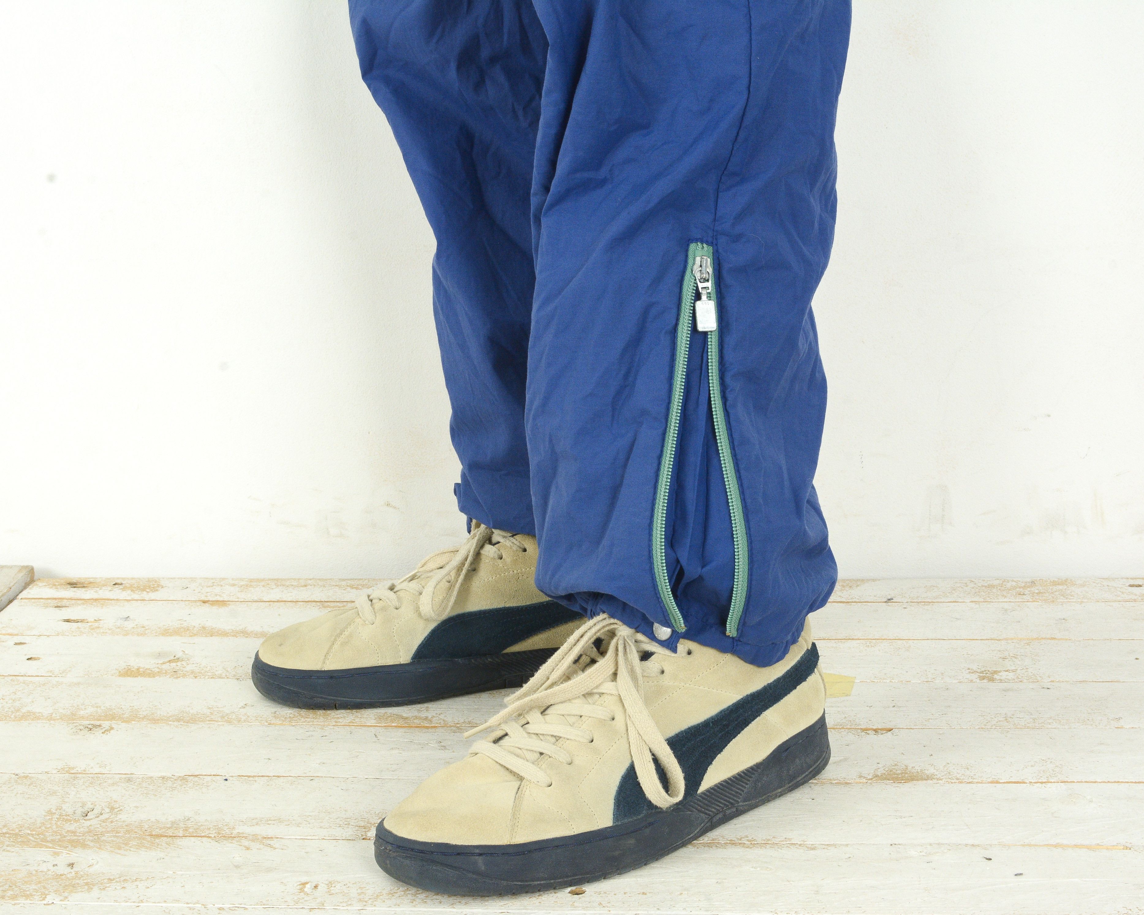 Vintage SKILA Mens L Insulated Snowsuit Jumpsuit EU 52 Padded Blue Size US 36 / EU 52 - 5 Thumbnail