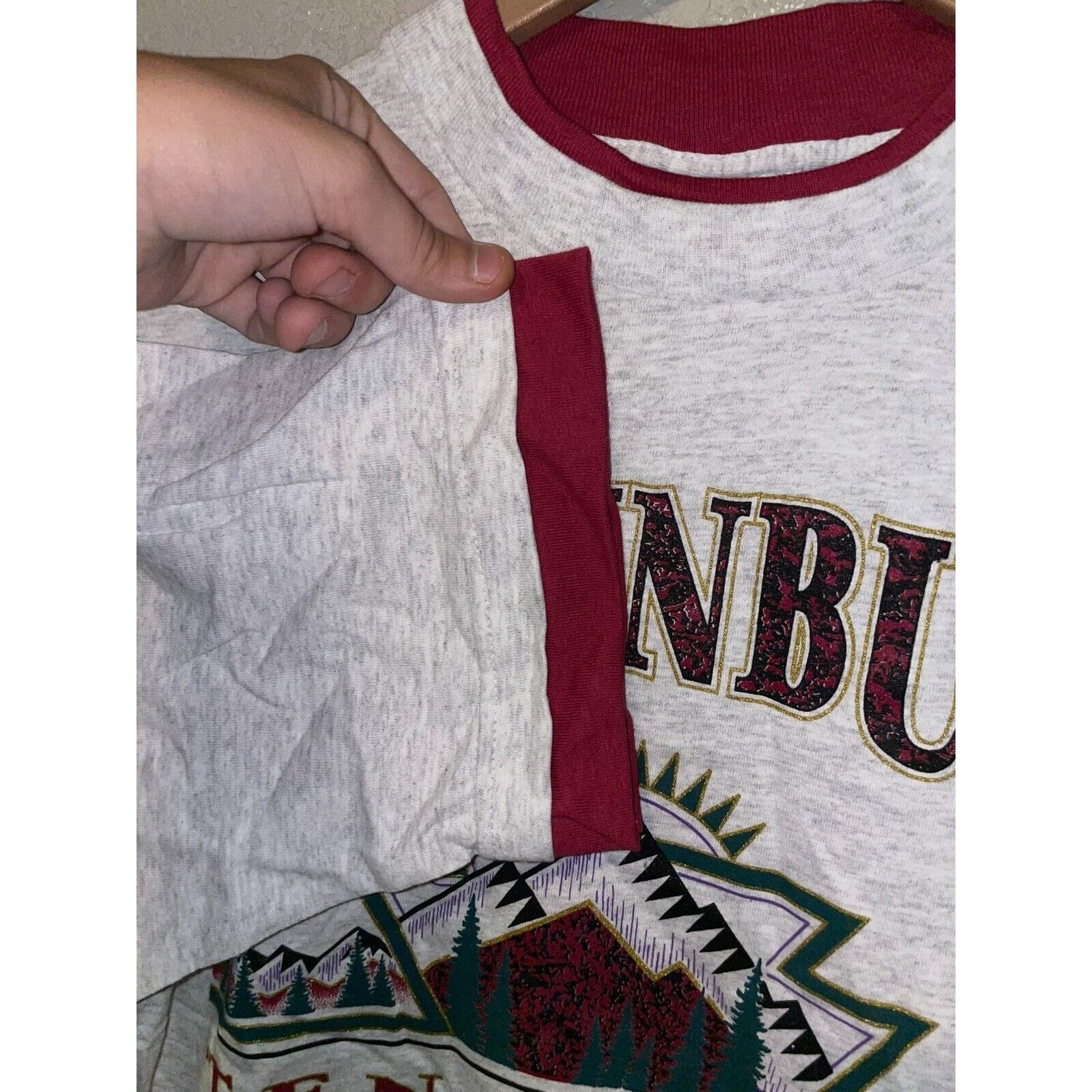 Signal Sport Vintage Gatlinburg Shirt TN Tennessee Gray Tee VTG 90s Large Size US L / EU 52-54 / 3 - 8 Thumbnail