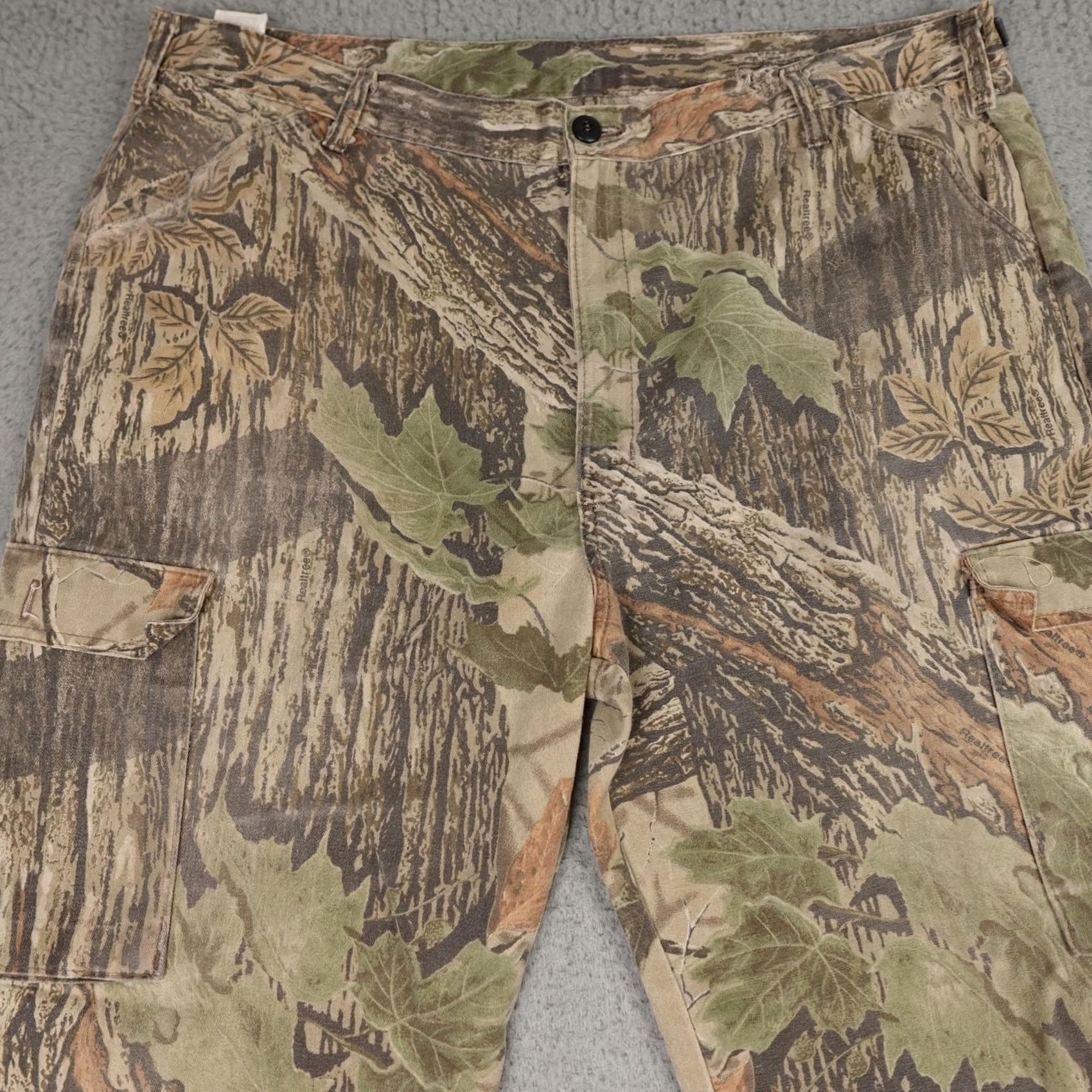 Vintage Vintage Liberty Cargo Pants Mens XL Regular Camo USA Baggy Adjustable Size US 36 / EU 52 - 4 Thumbnail