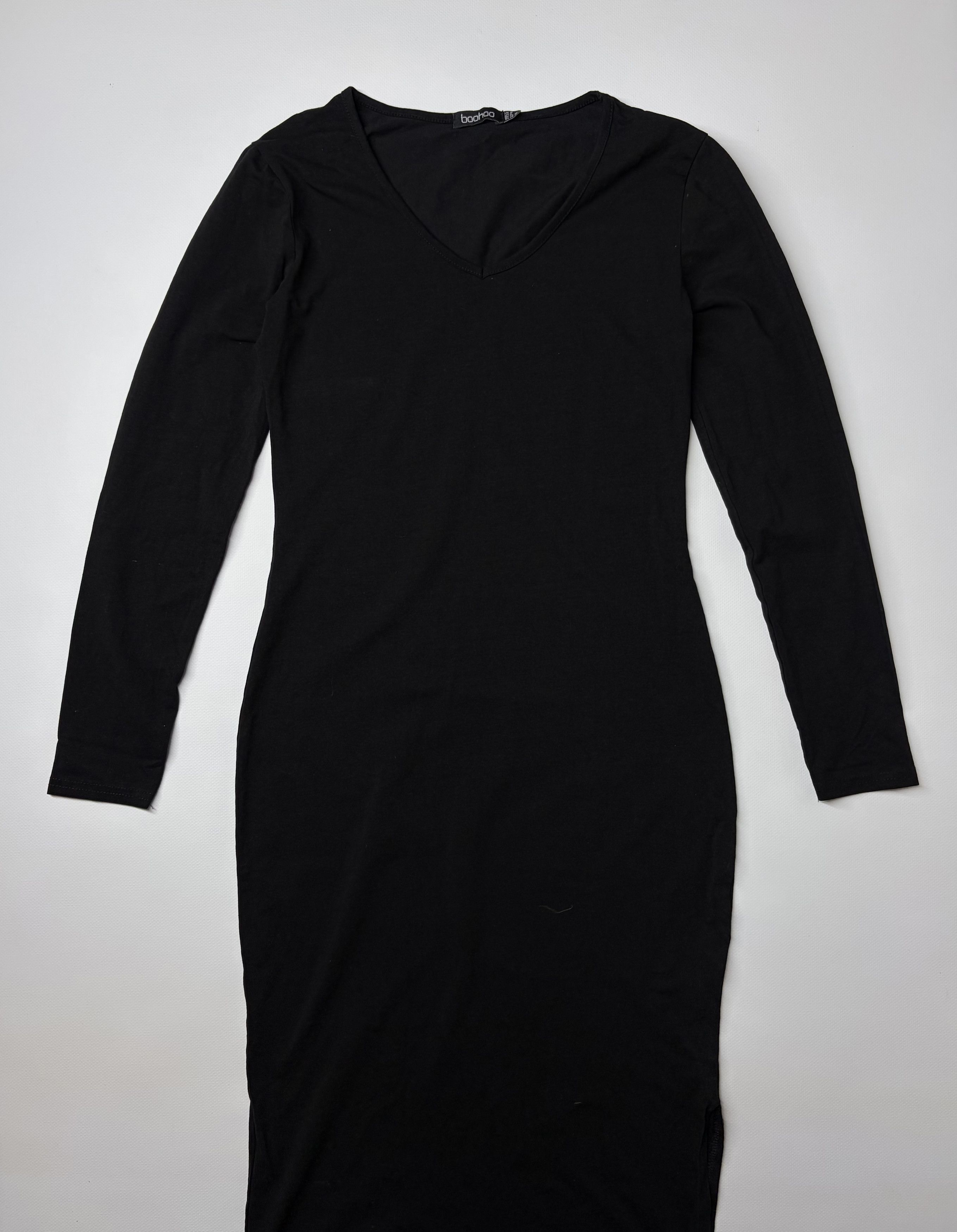 Vintage Vintage Black Midi Dress Size M / US 6-8 / IT 42-44 - 2 Thumbnail