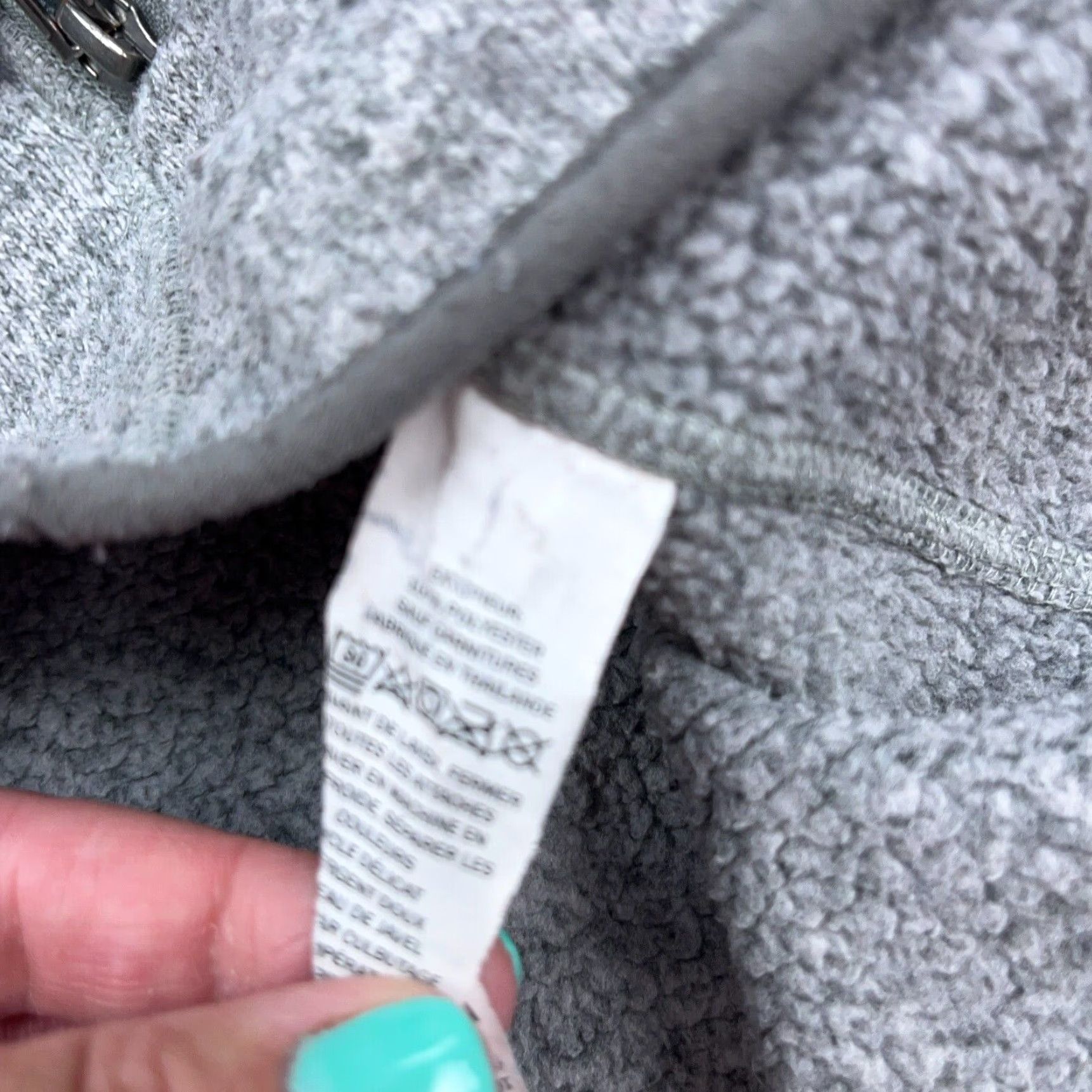 Vintage LL Bean Jacket Women M Gray Full Zip Outdoors Heather Lightweight Pockets Casual Travel Workwear Size M / US 6-8 / IT 42-44 - 5 Thumbnail