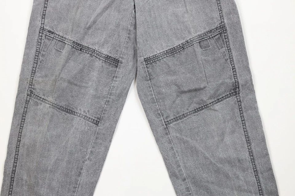 Vintage Vintage 80s Streetwear Tapered Parachute Cargo Pants Gray Size US 30 / EU 46 - 3 Thumbnail