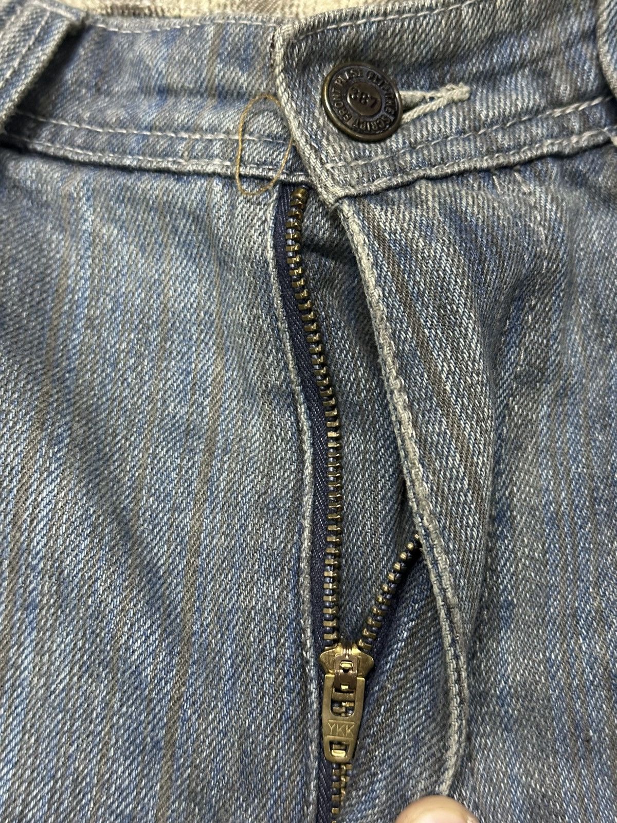 Kapital Blue Stripe Indigo Multipocket Baggy Denim Flip The scrips. Size US 36 / EU 52 - 9 Thumbnail