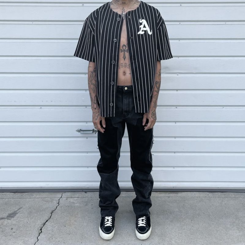 Askyurself ASKYURSELF Phrase 90’s Carpenter Denim • Relaxed/Baggy Fit Size US 32 / EU 48 - 3 Thumbnail
