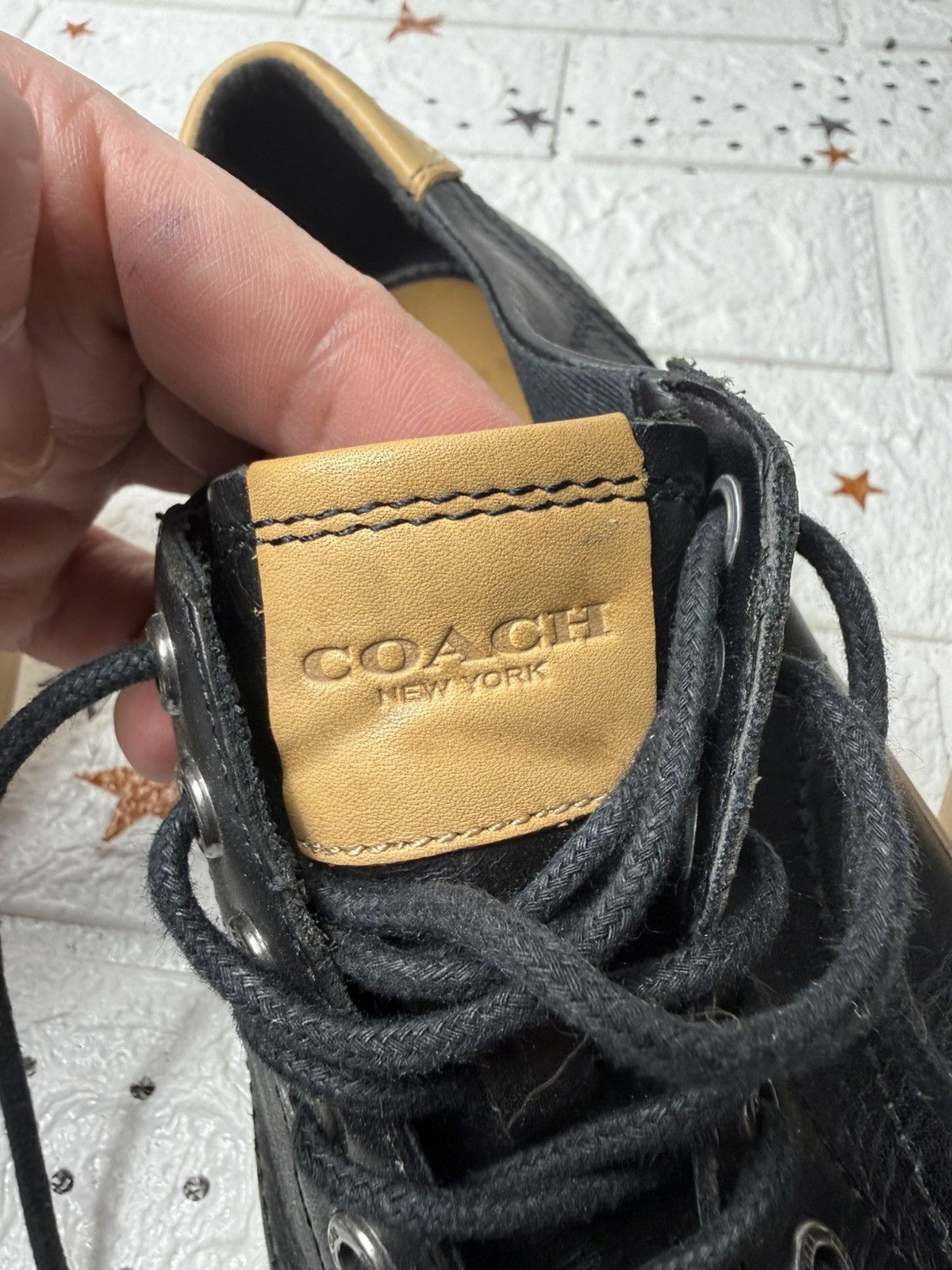 Coach COACH NEW YORK US9 UK8 EUR42 Sneakers Casual Black Size US 9 / EU 42 - 10 Thumbnail