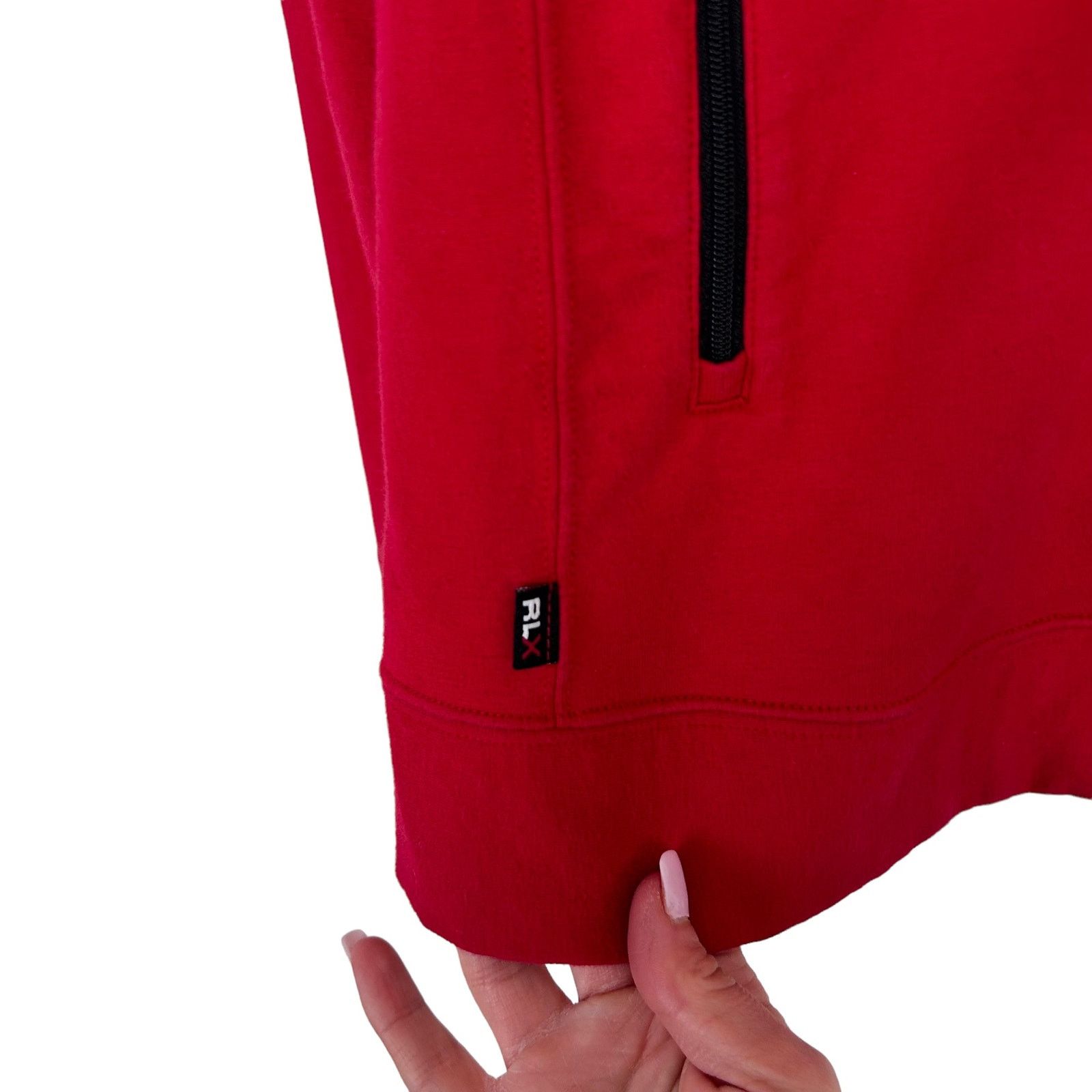 Polo Ralph Lauren Vintage RLX Polo Sport Red Full Zip Sweatshirt Sz L Size US L / EU 52-54 / 3 - 4 Thumbnail