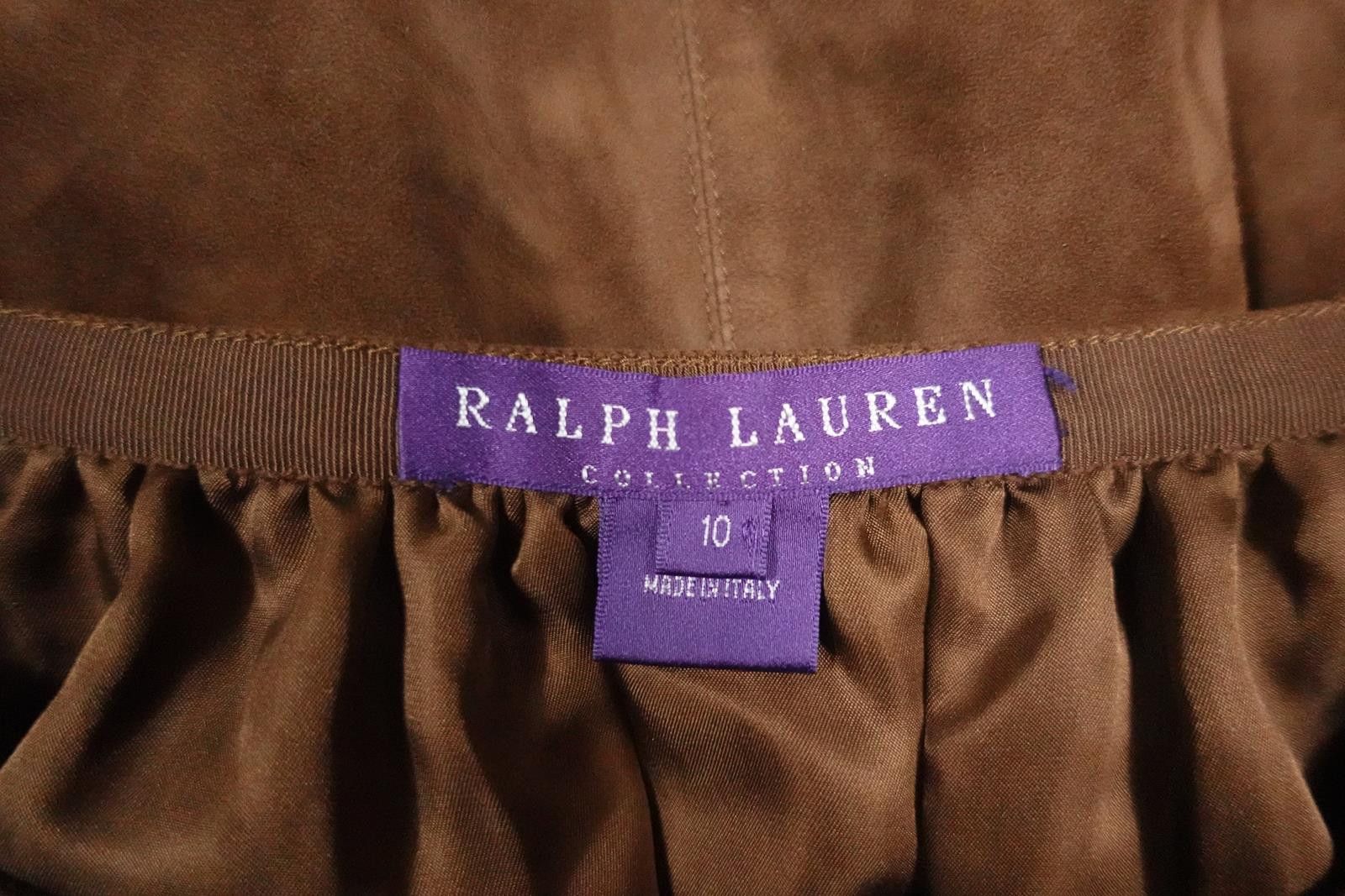 Ralph Lauren Purple Label Ralph Lauren Purple Label Collection Skirt Suede Leather 10 Size 32" / US 10 / IT 46 - 3 Thumbnail