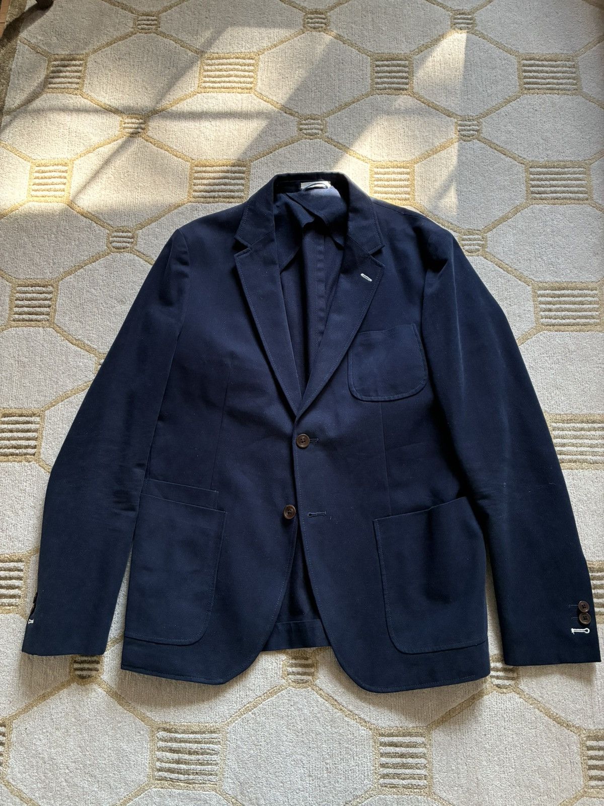 Gant Rugger Unconstructed Cotton Blazer Jacket Size 42